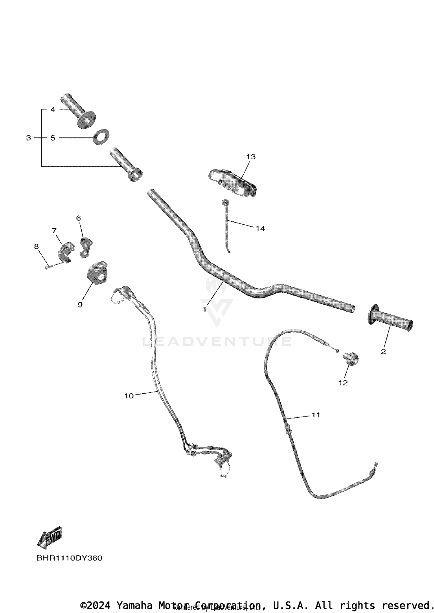 STEERING HANDLE & CABLE