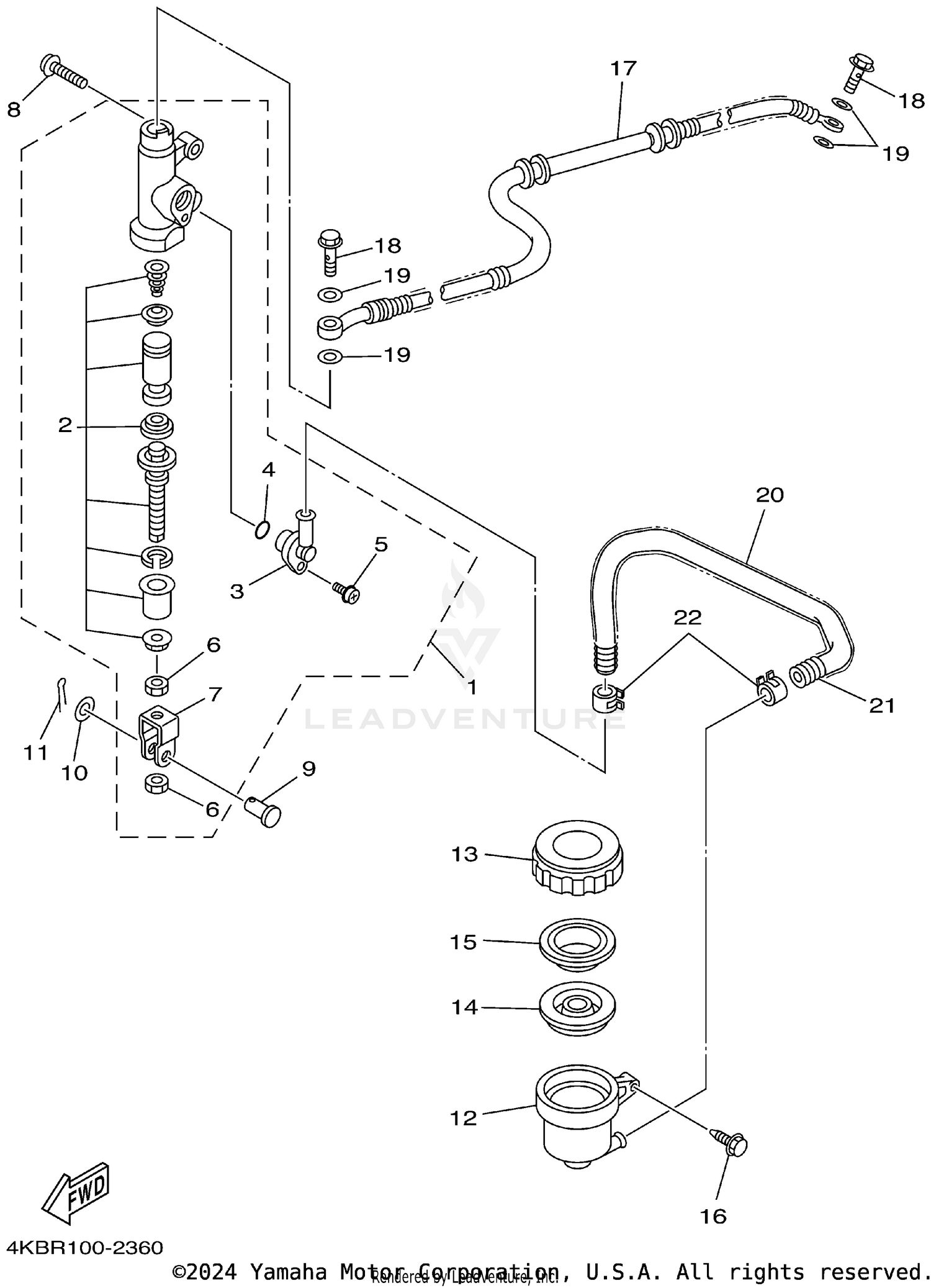REAR MASTER CYLINDER