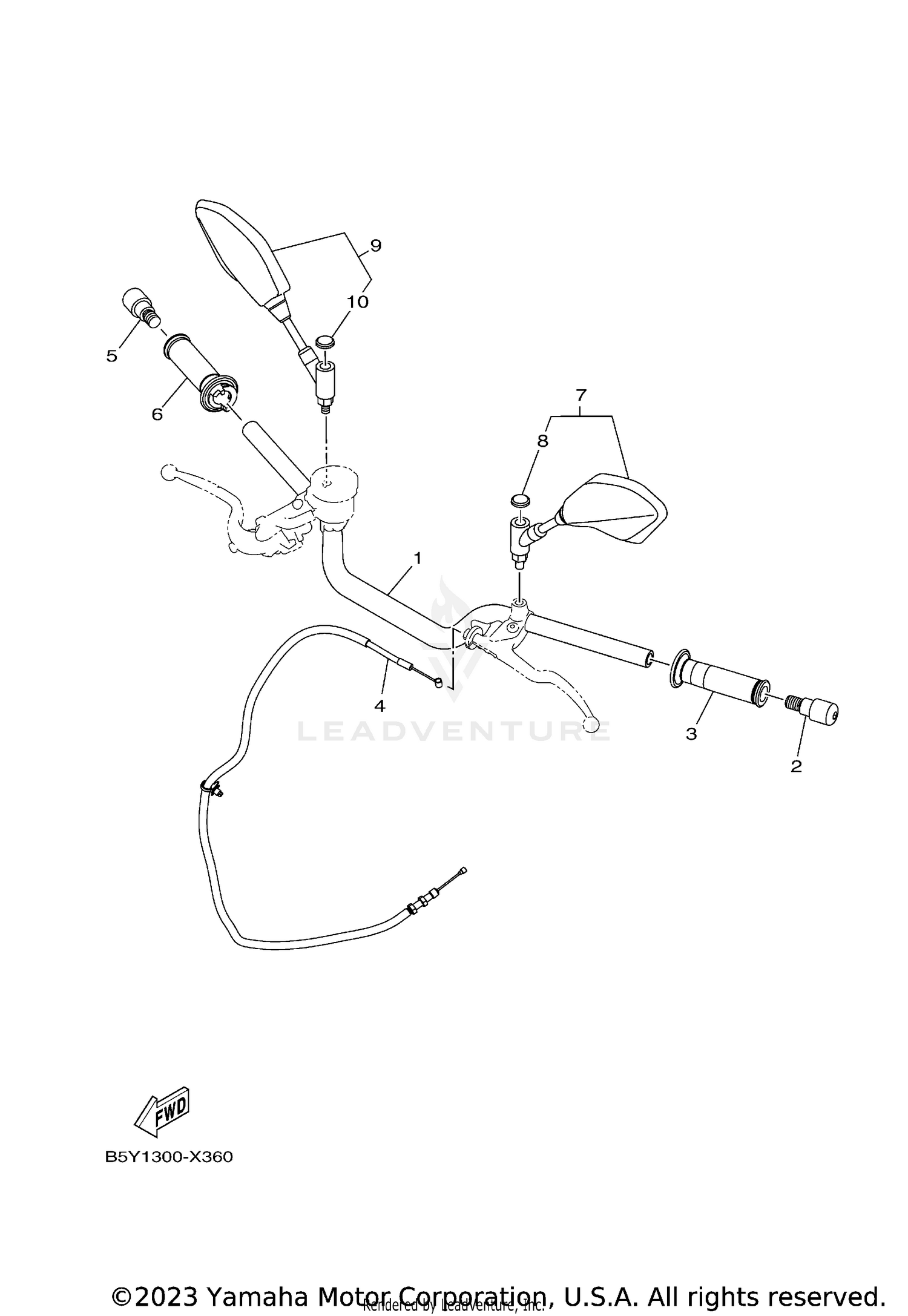 STEERING HANDLE & CABLE