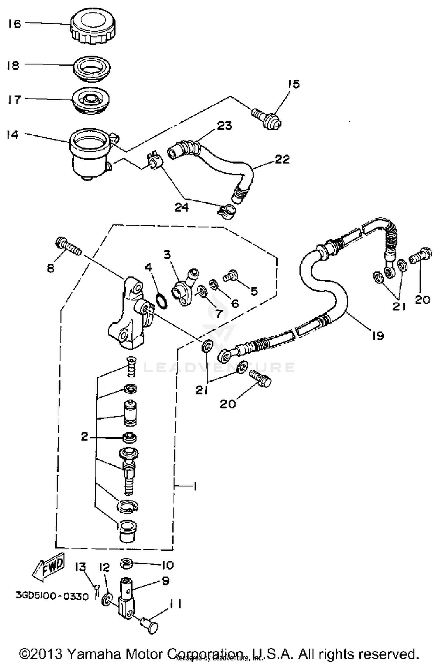REAR MASTER CYLINDER