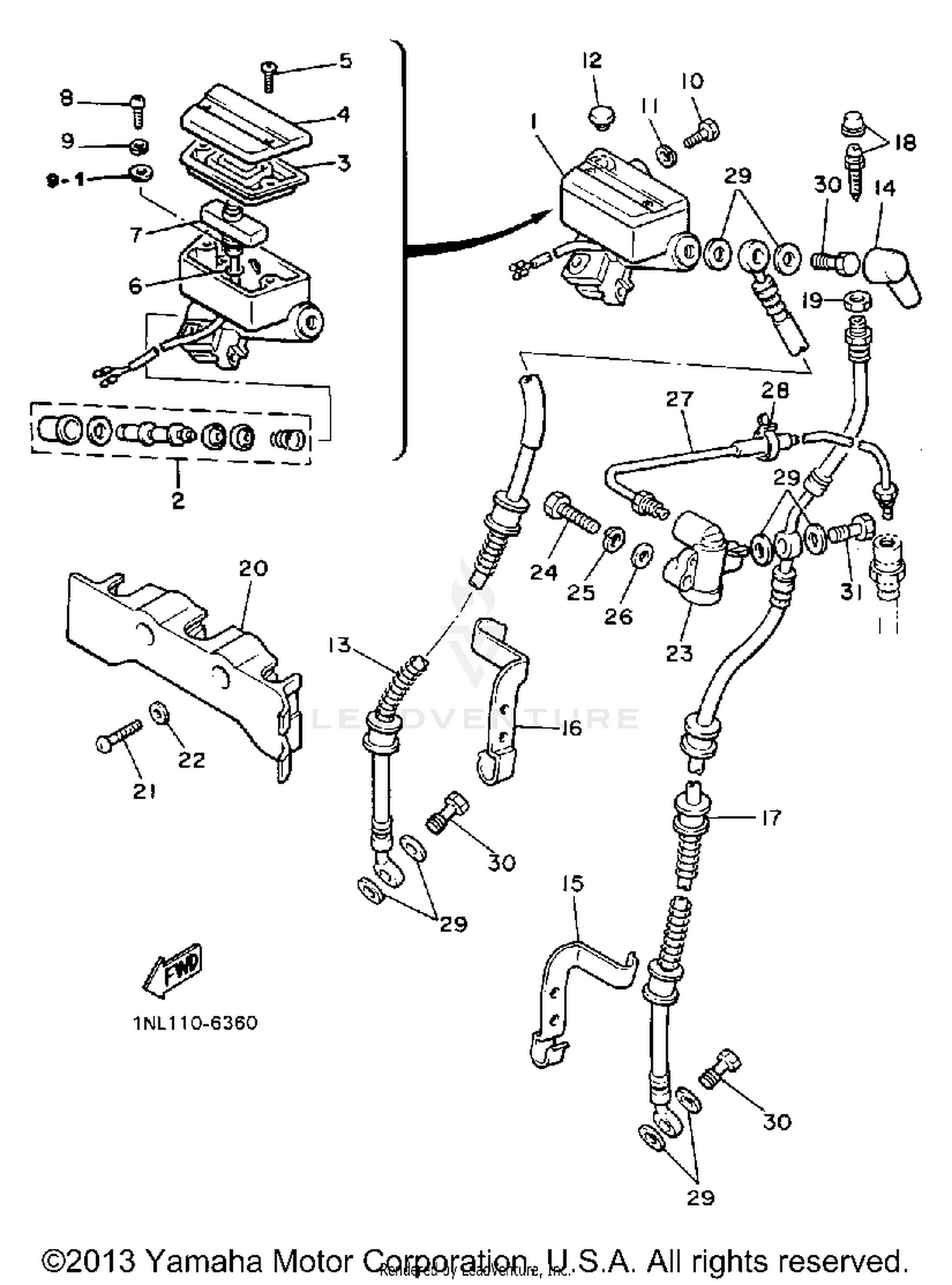 FRONT MASTER CYLINDER 1