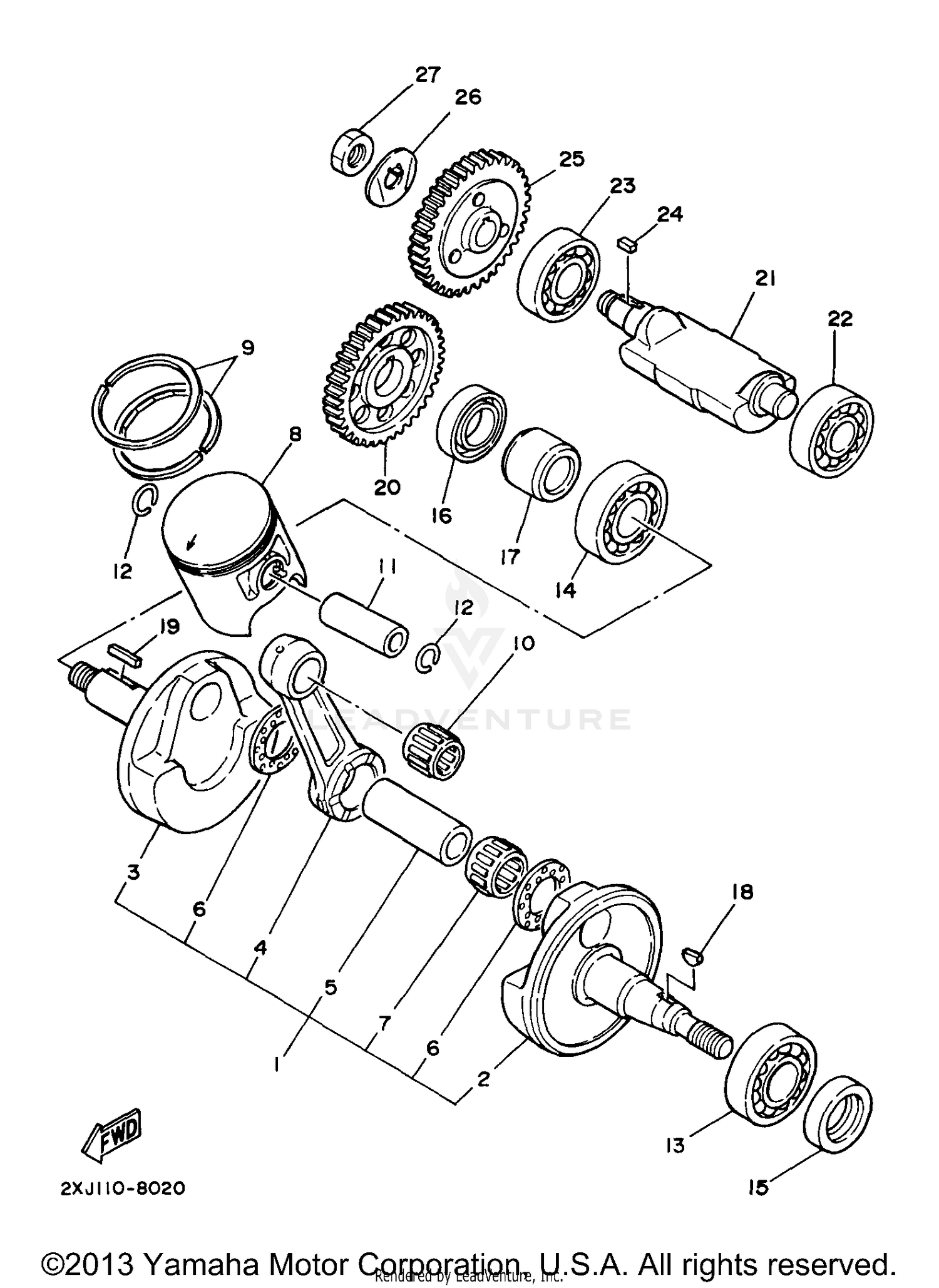 CRANKSHAFT PISTON