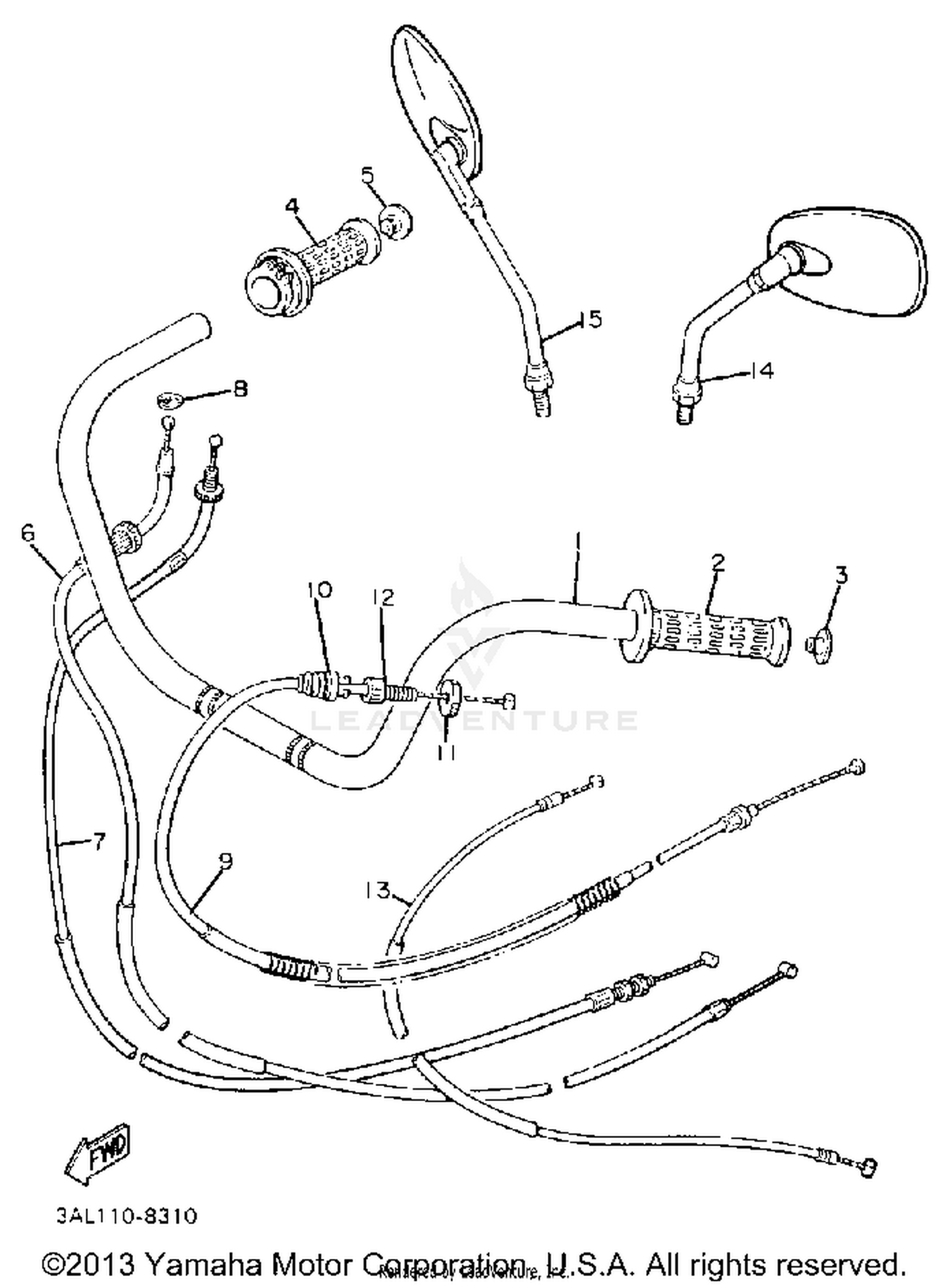 HANDLEBAR CABLE