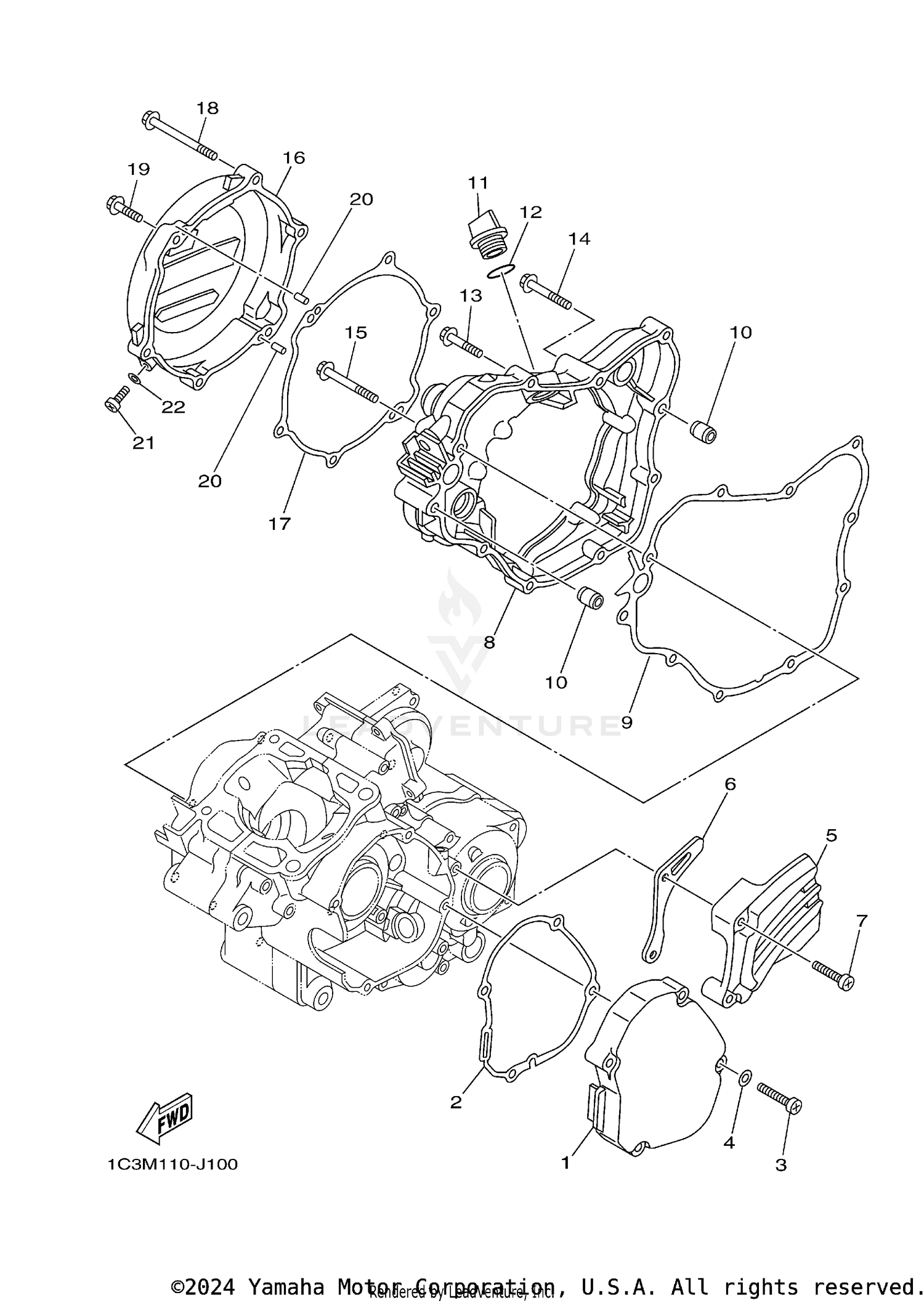 CRANKCASE COVER 1