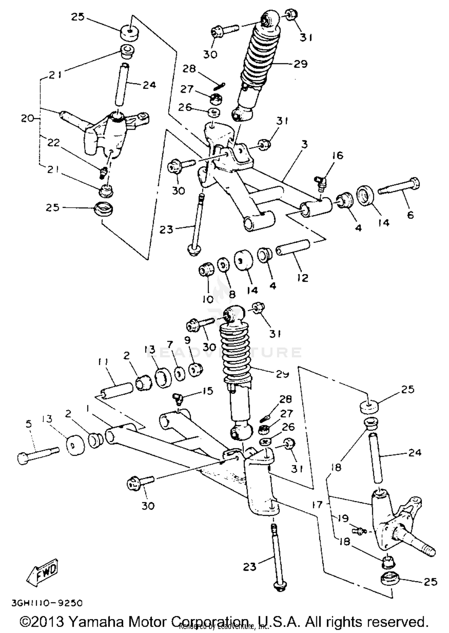 FRONT SUSPENSION WHEEL