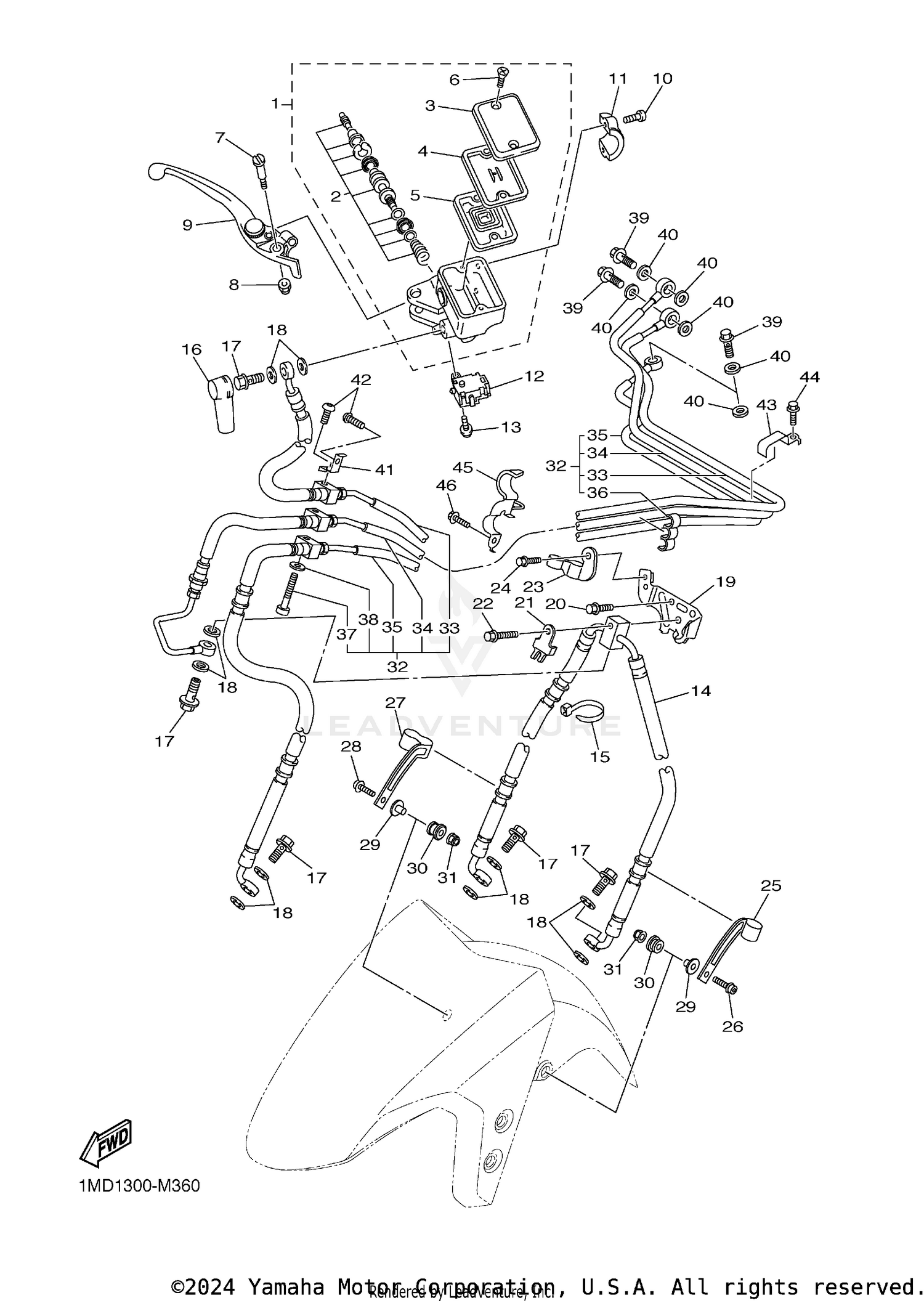 FRONT MASTER CYLINDER