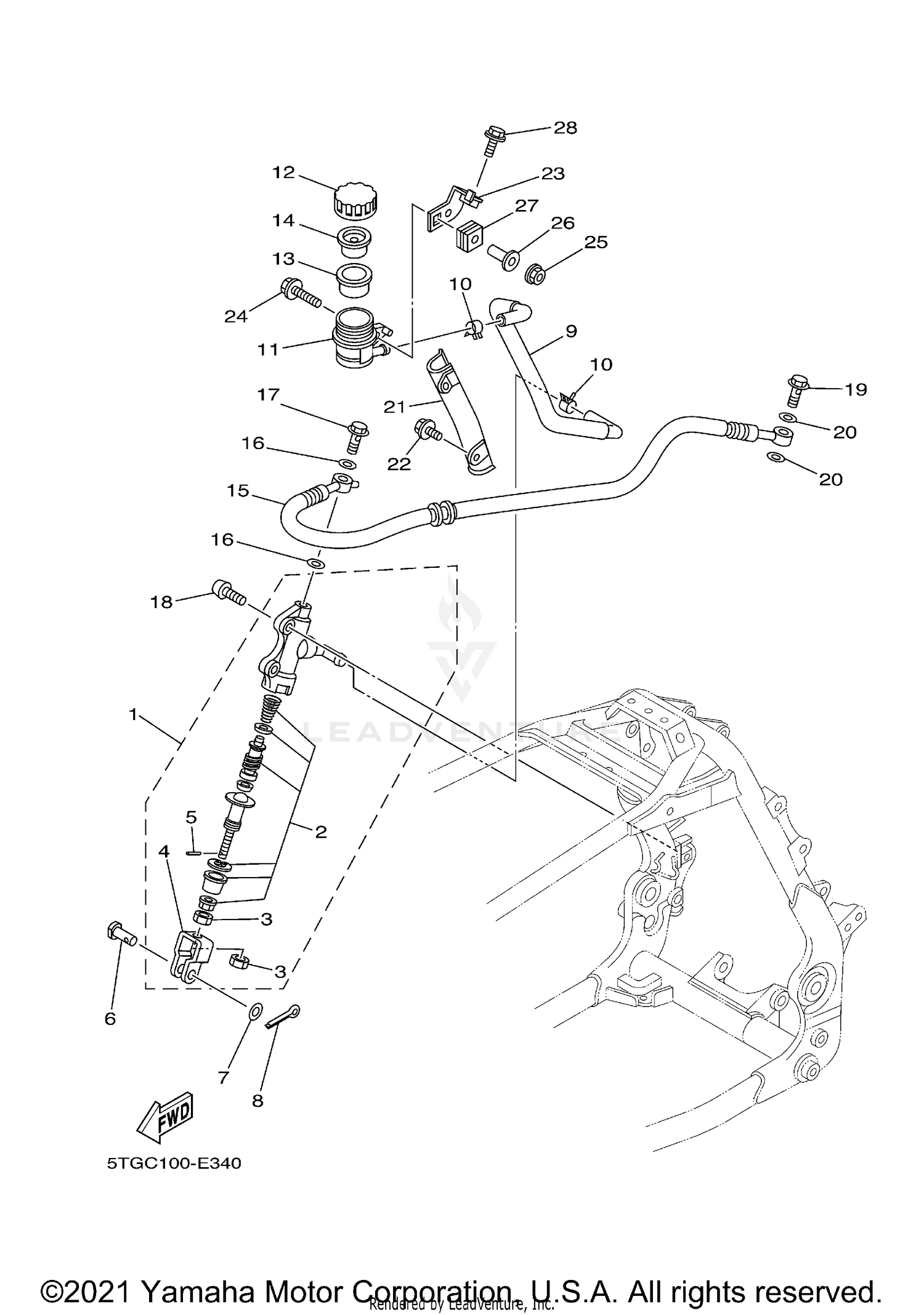 REAR MASTER CYLINDER