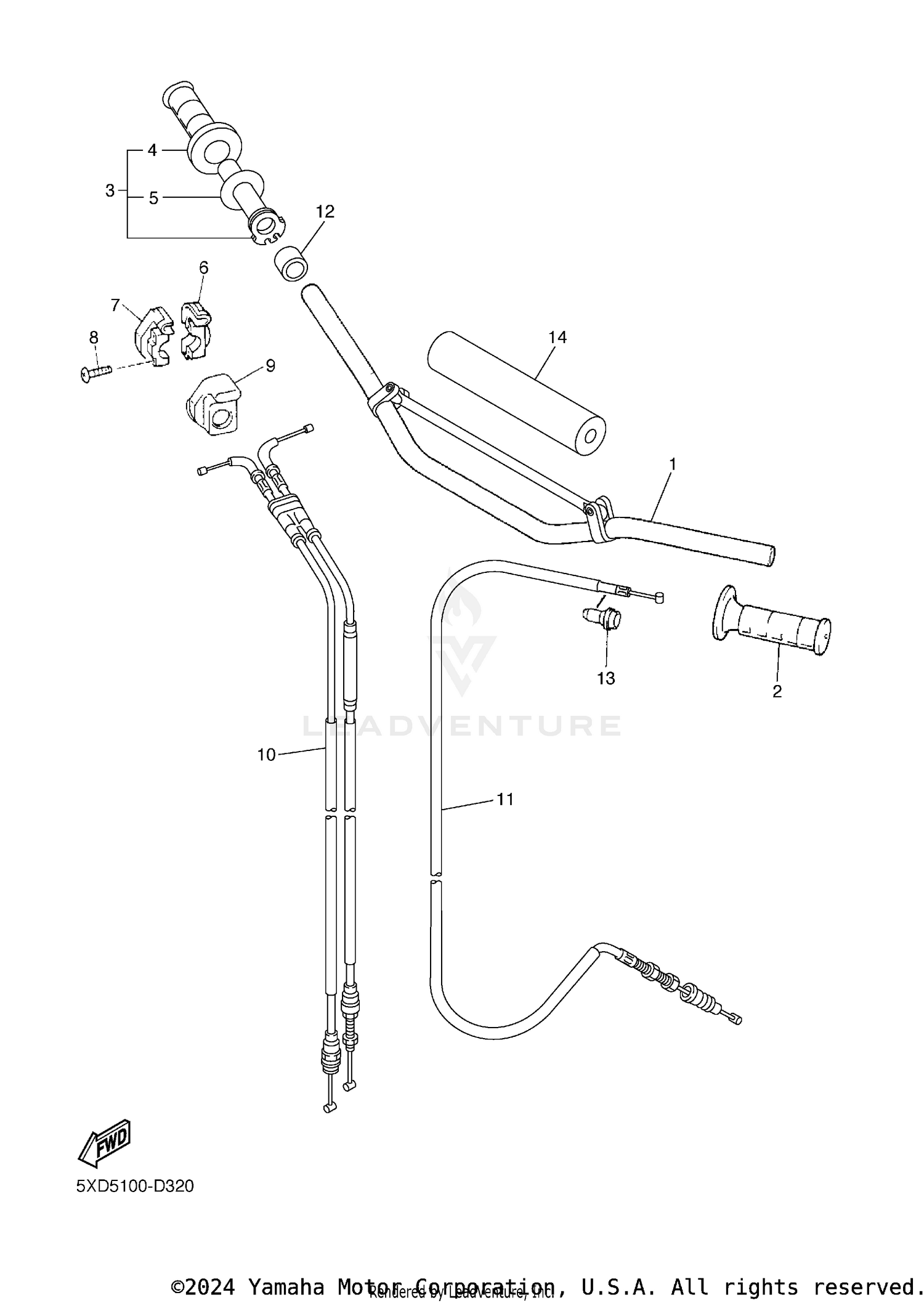 STEERING HANDLE & CABLE