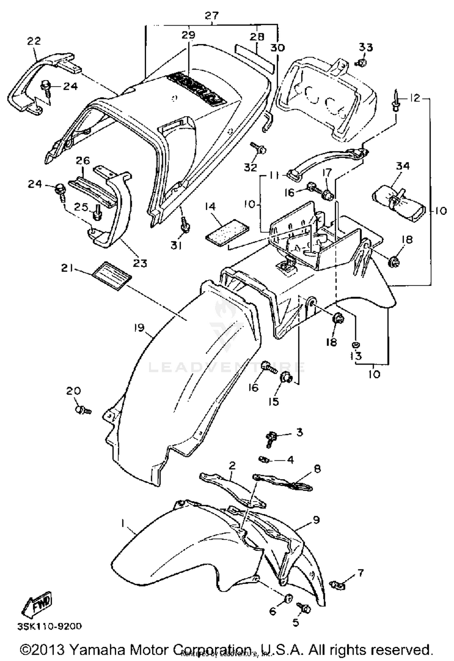 FENDER CALIFORNIA MODEL ONLY