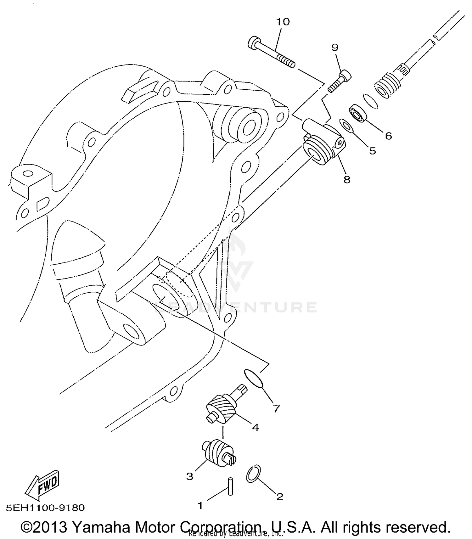 SPEEDOMETER GEAR UNIT