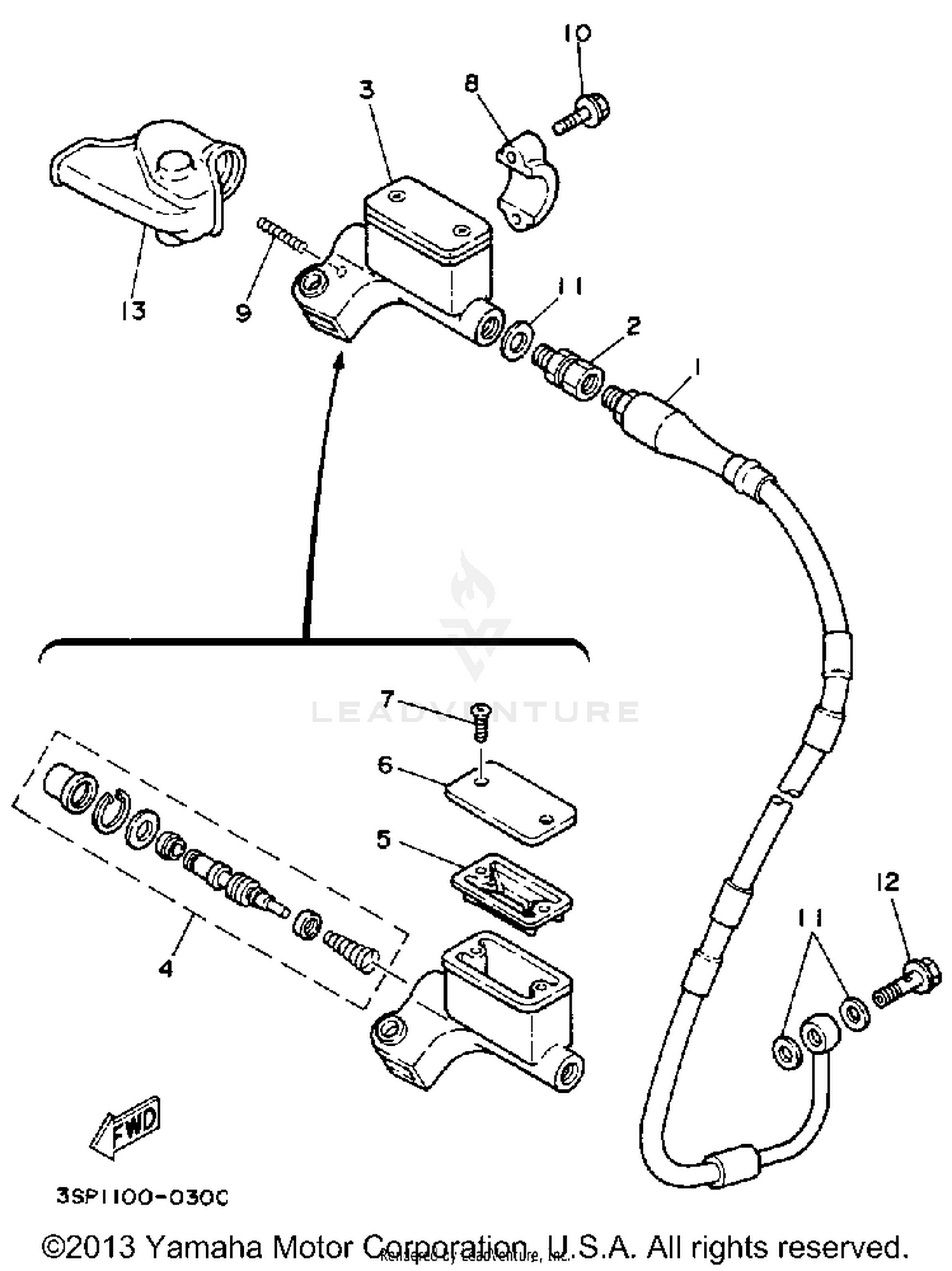 FRONT MASTER CYLINDER