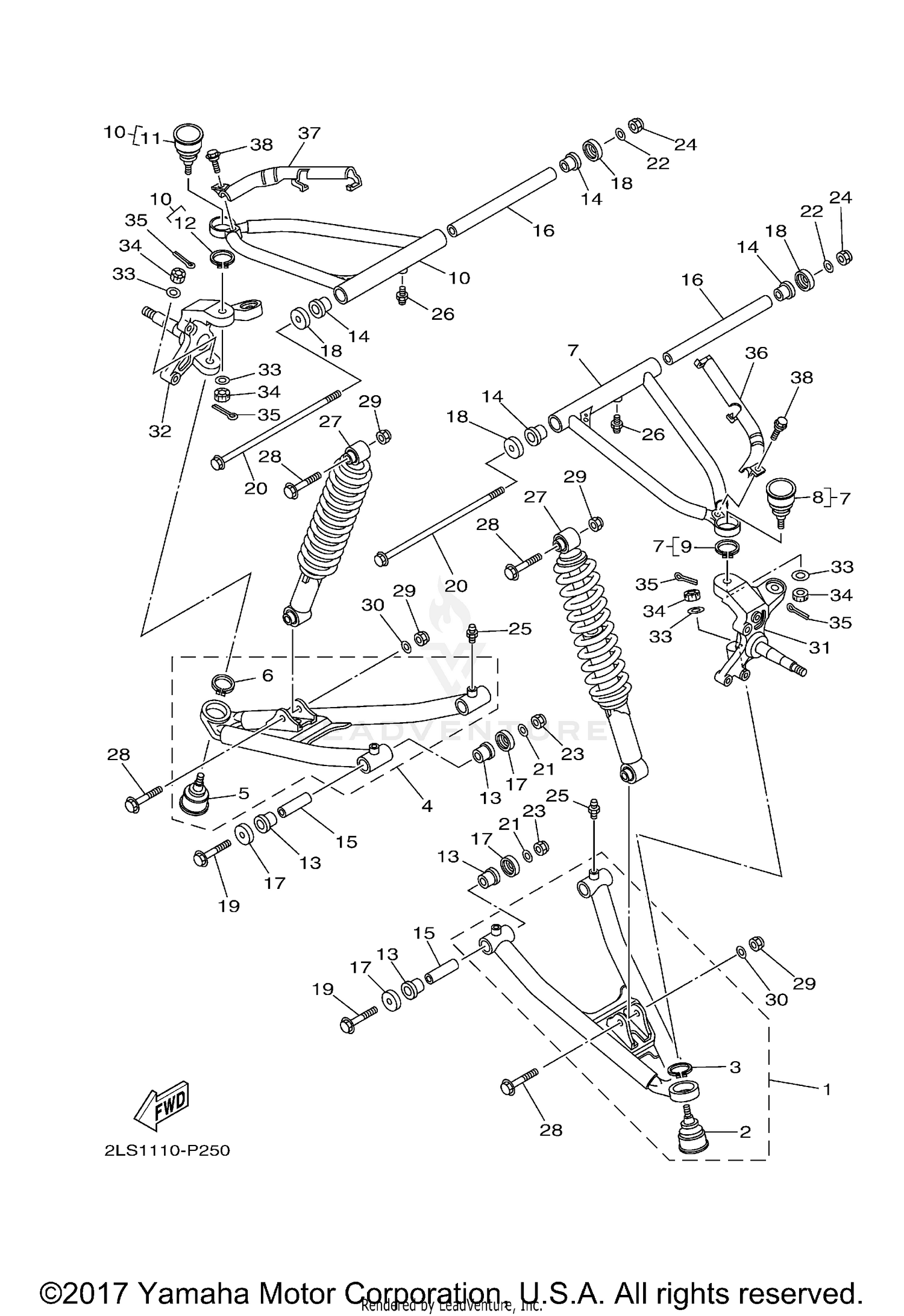 FRONT SUSPENSION WHEEL