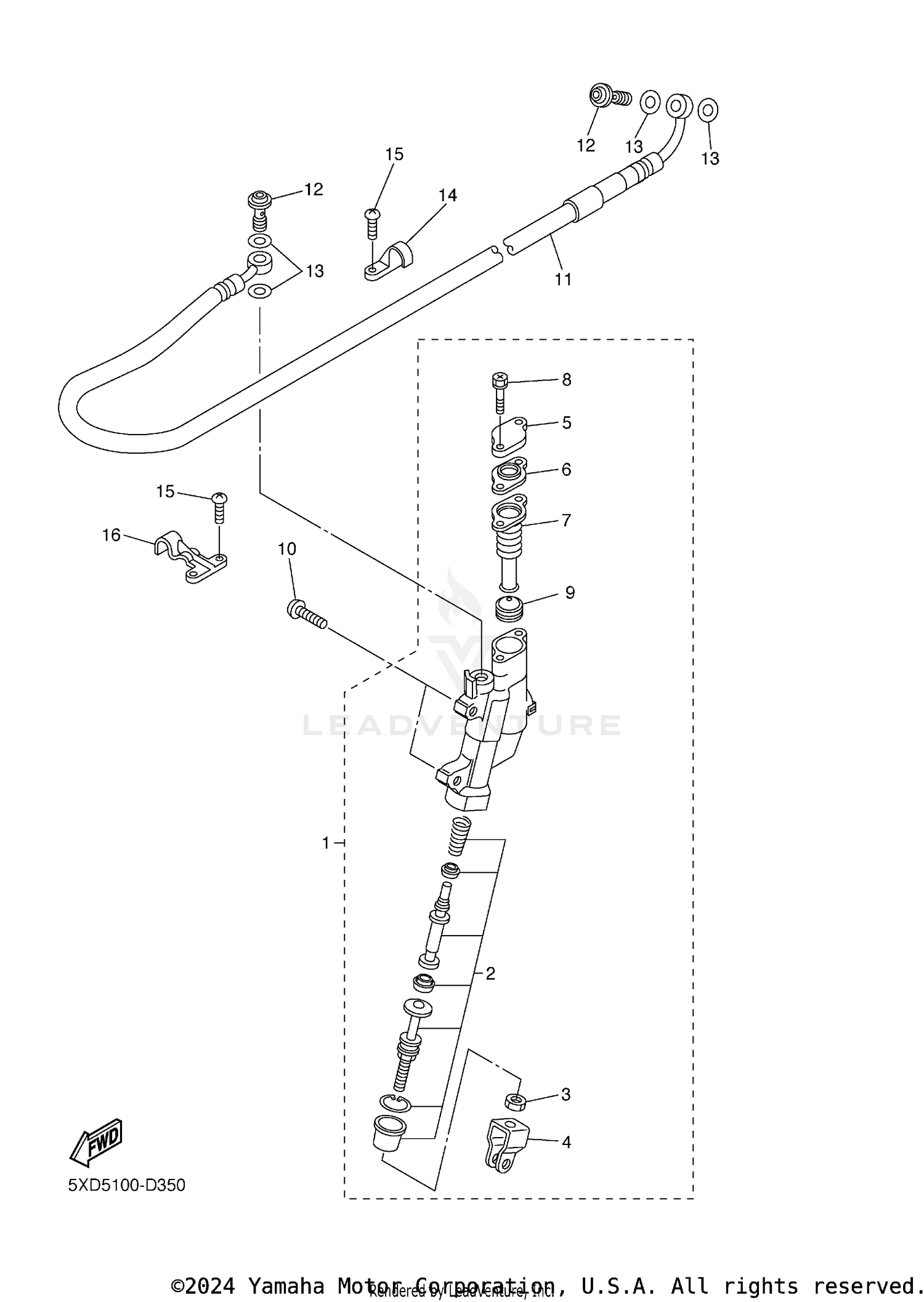 REAR MASTER CYLINDER