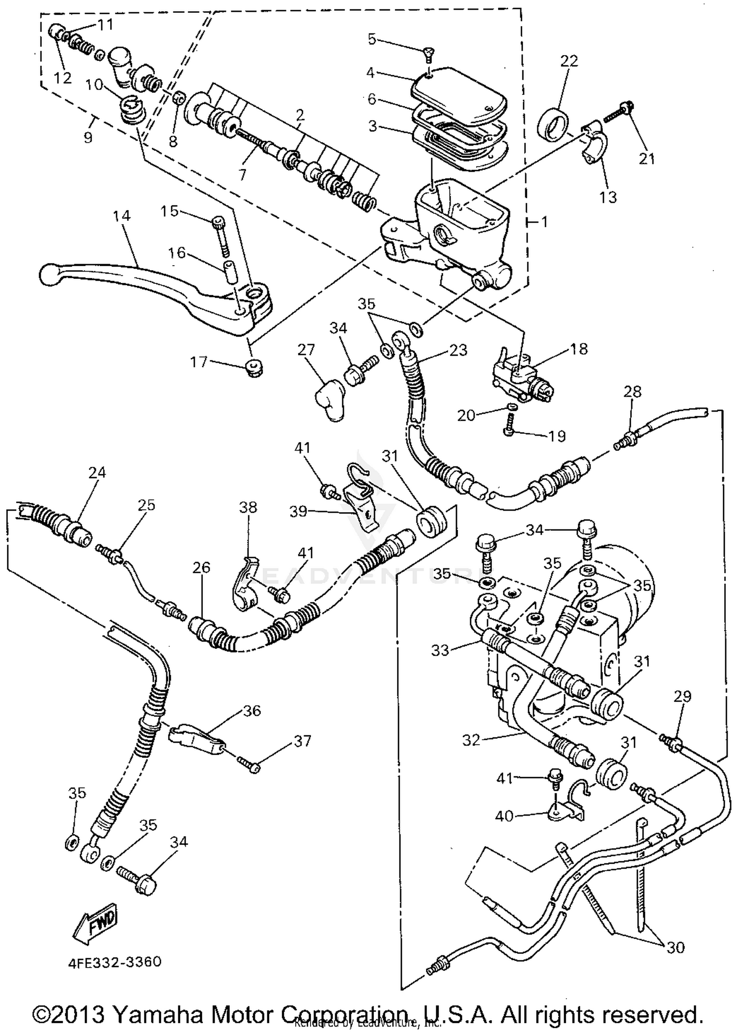 FRONT MASTER CYLINDER