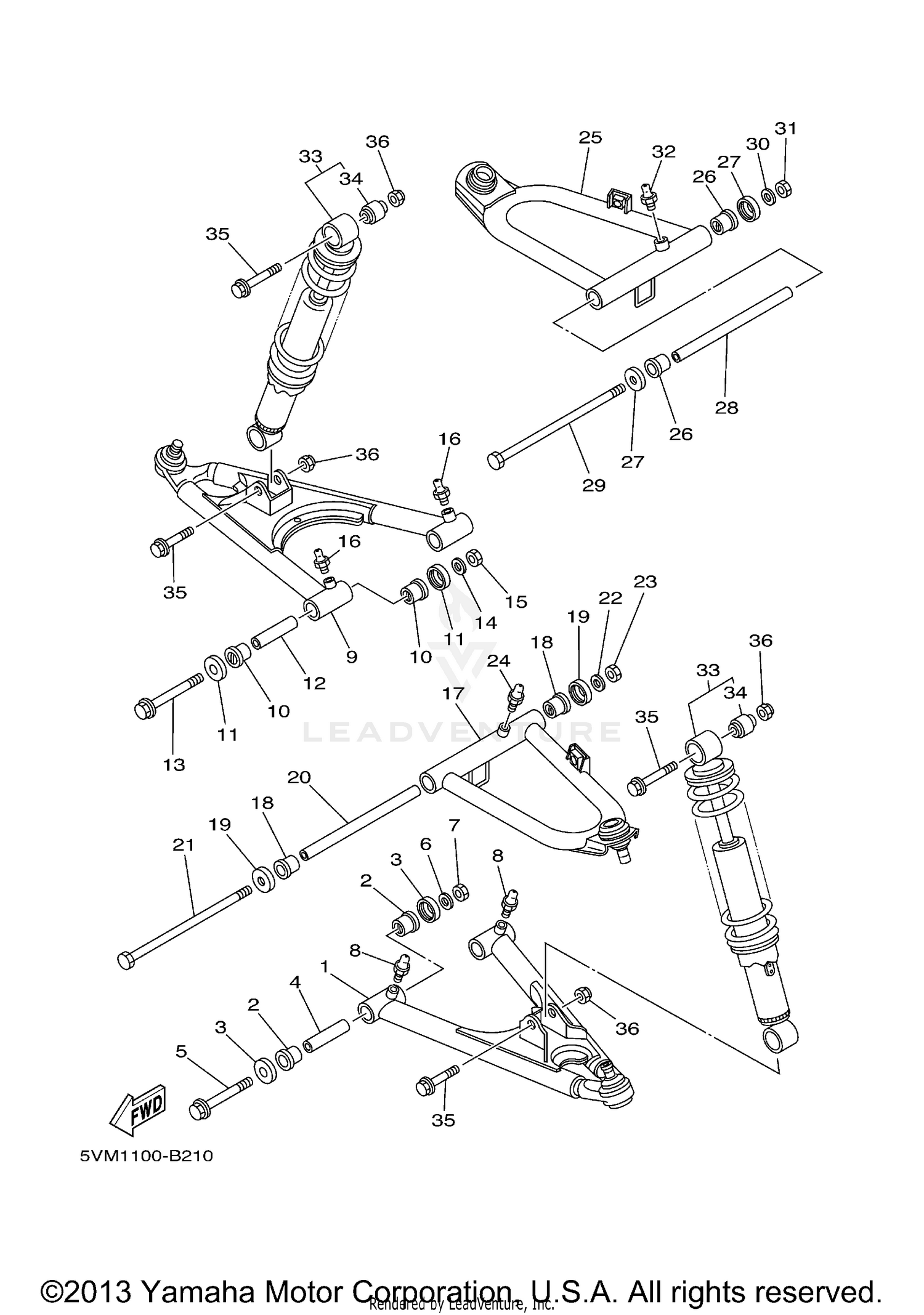 FRONT SUSPENSION WHEEL