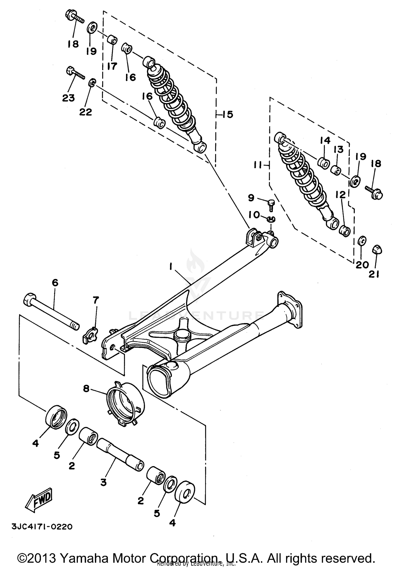 REAR ARM SUSPENSION