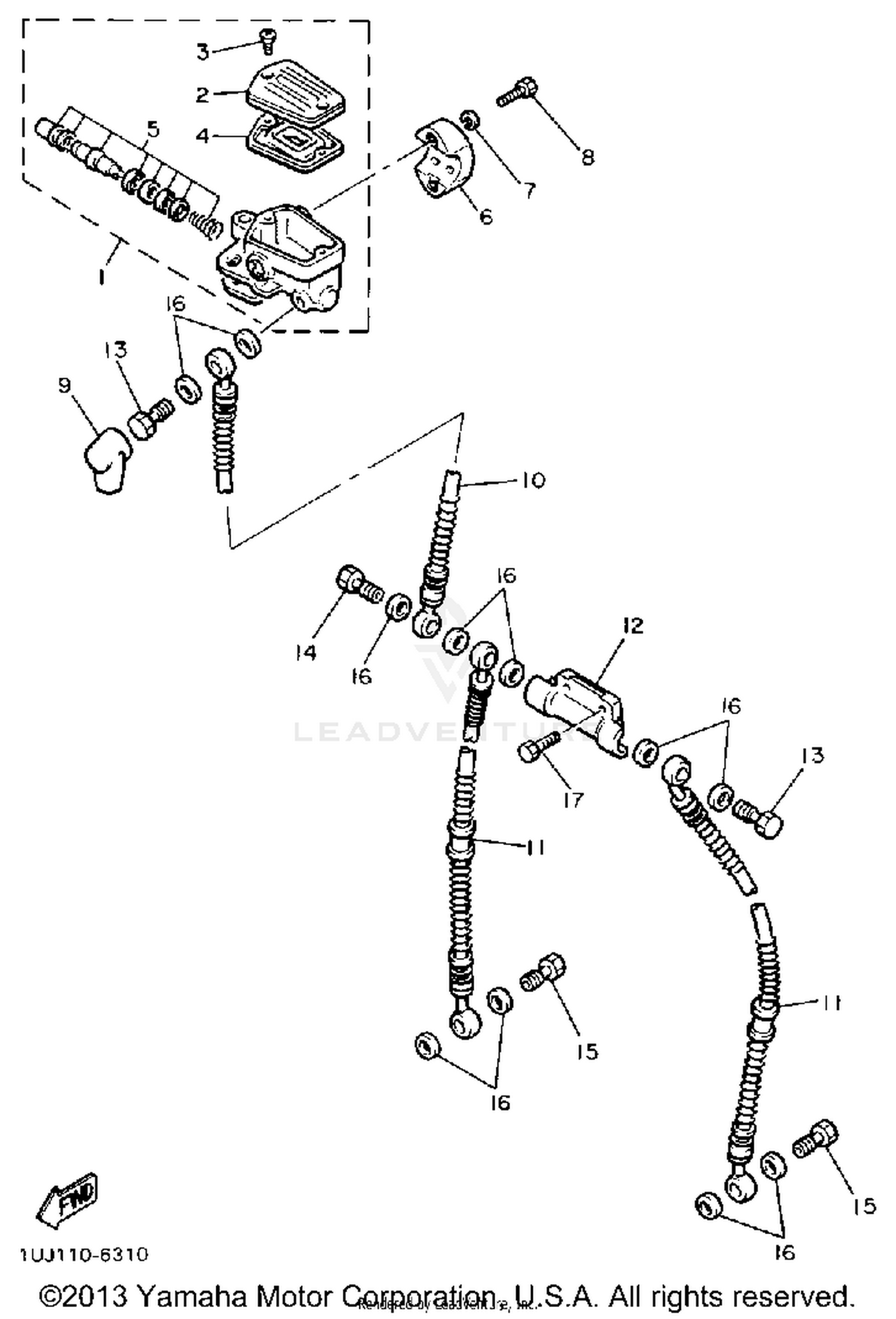 FRONT MASTER CYLINDER