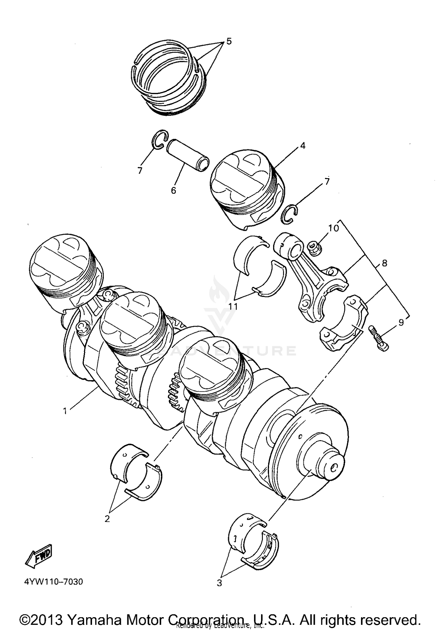 CRANKSHAFT PISTON