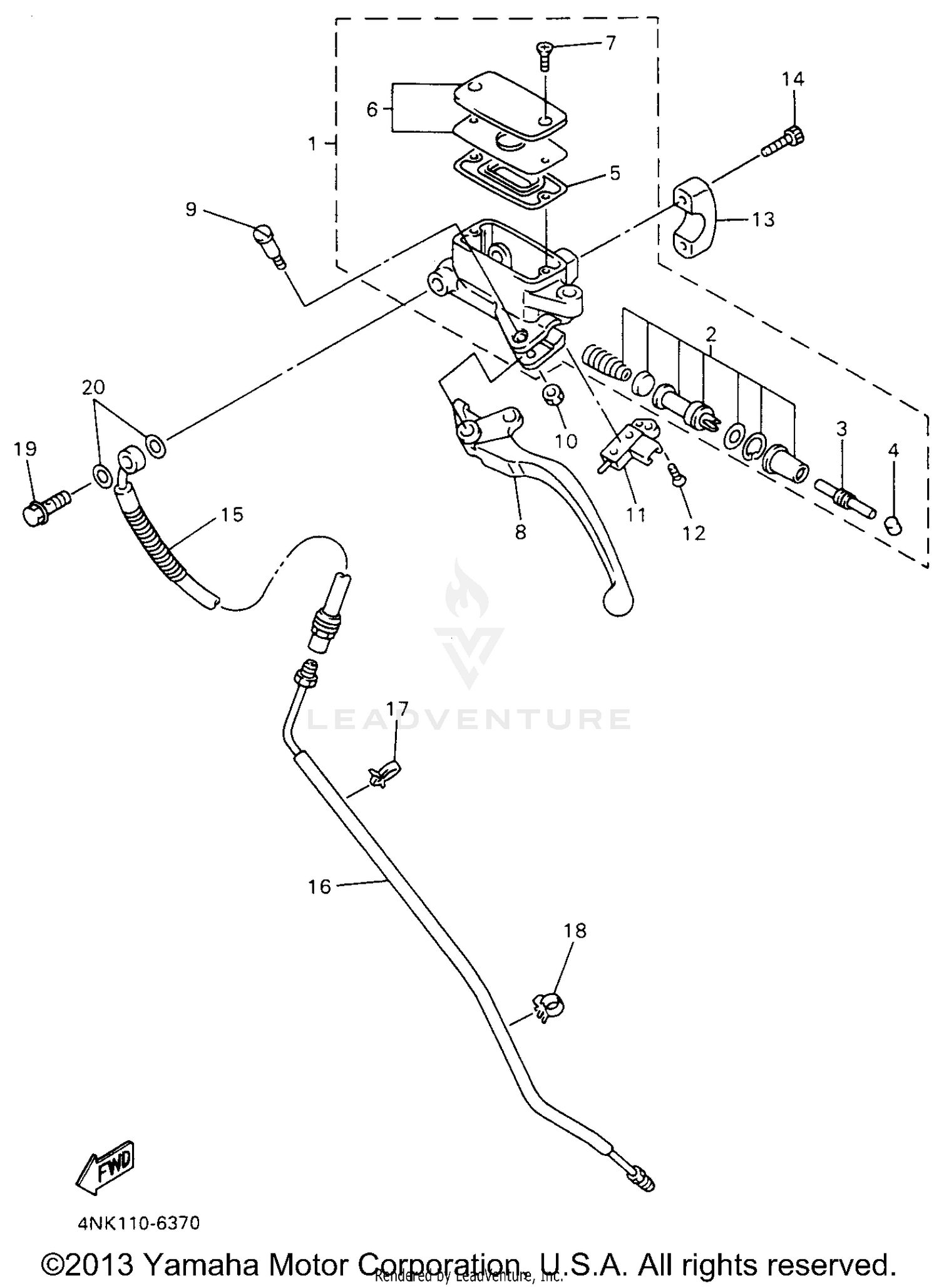 FRONT MASTER CYLINDER 2
