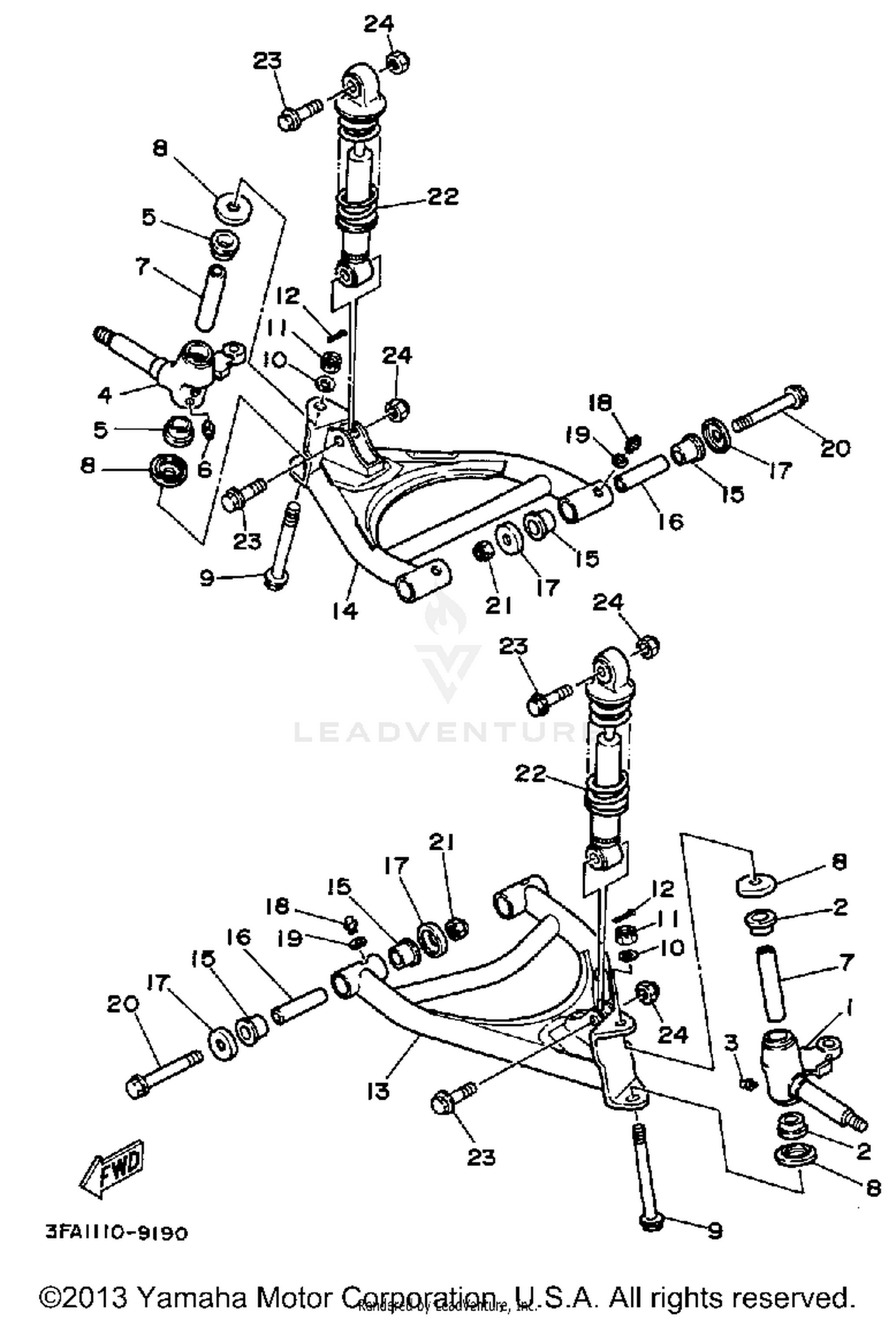 FRONT SUSPENSION - WHEEL