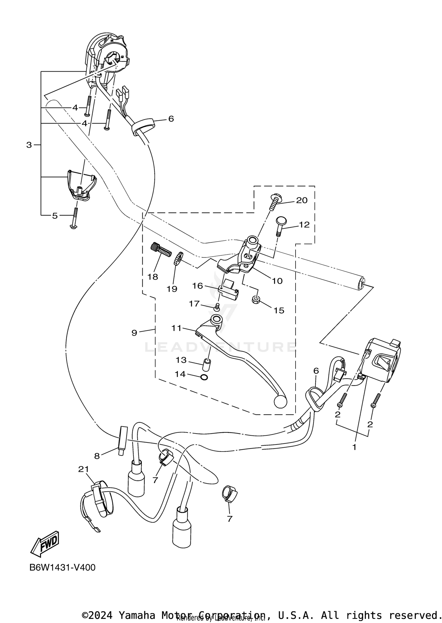 HANDLE SWITCH LEVER