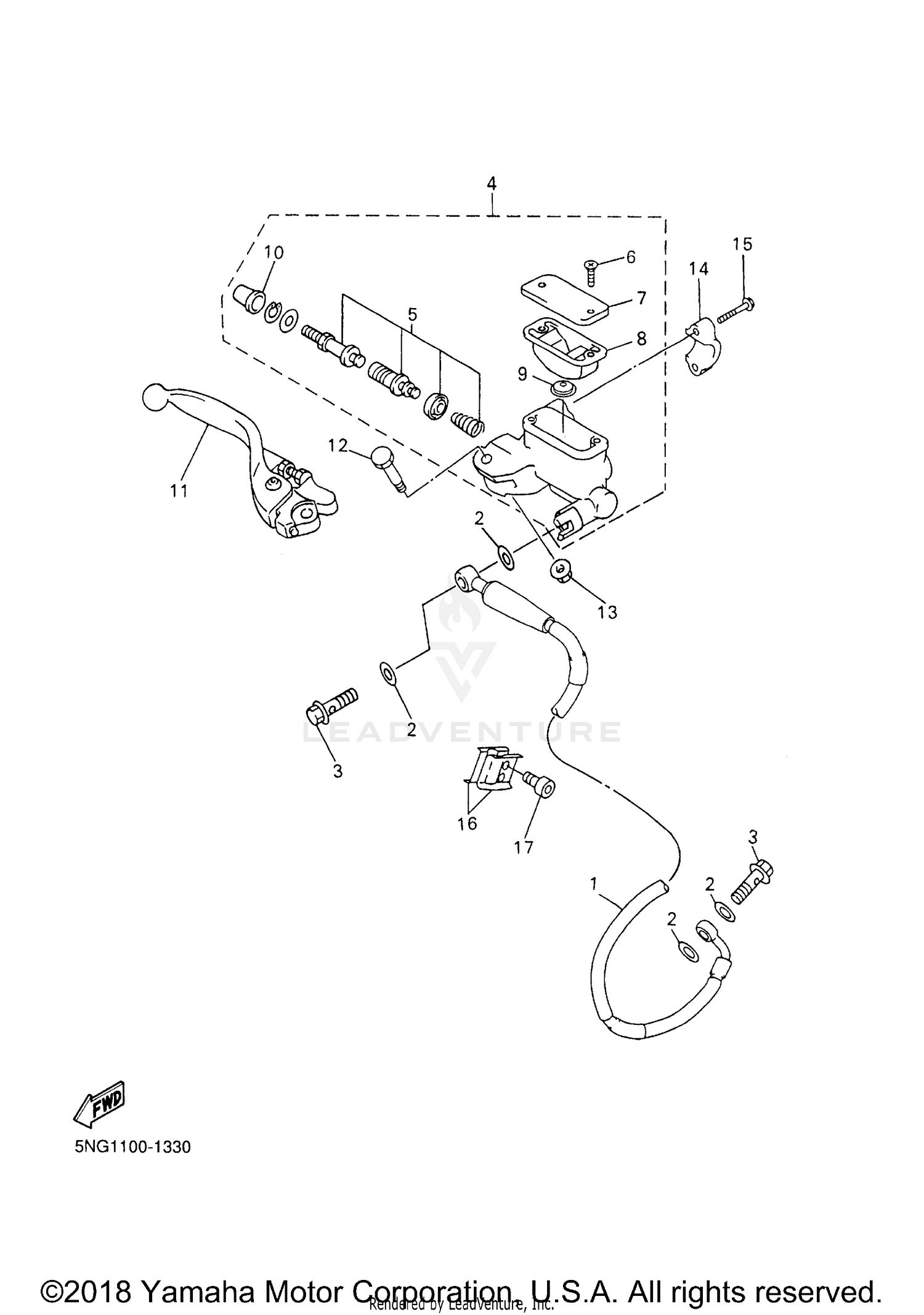 FRONT MASTER CYLINDER