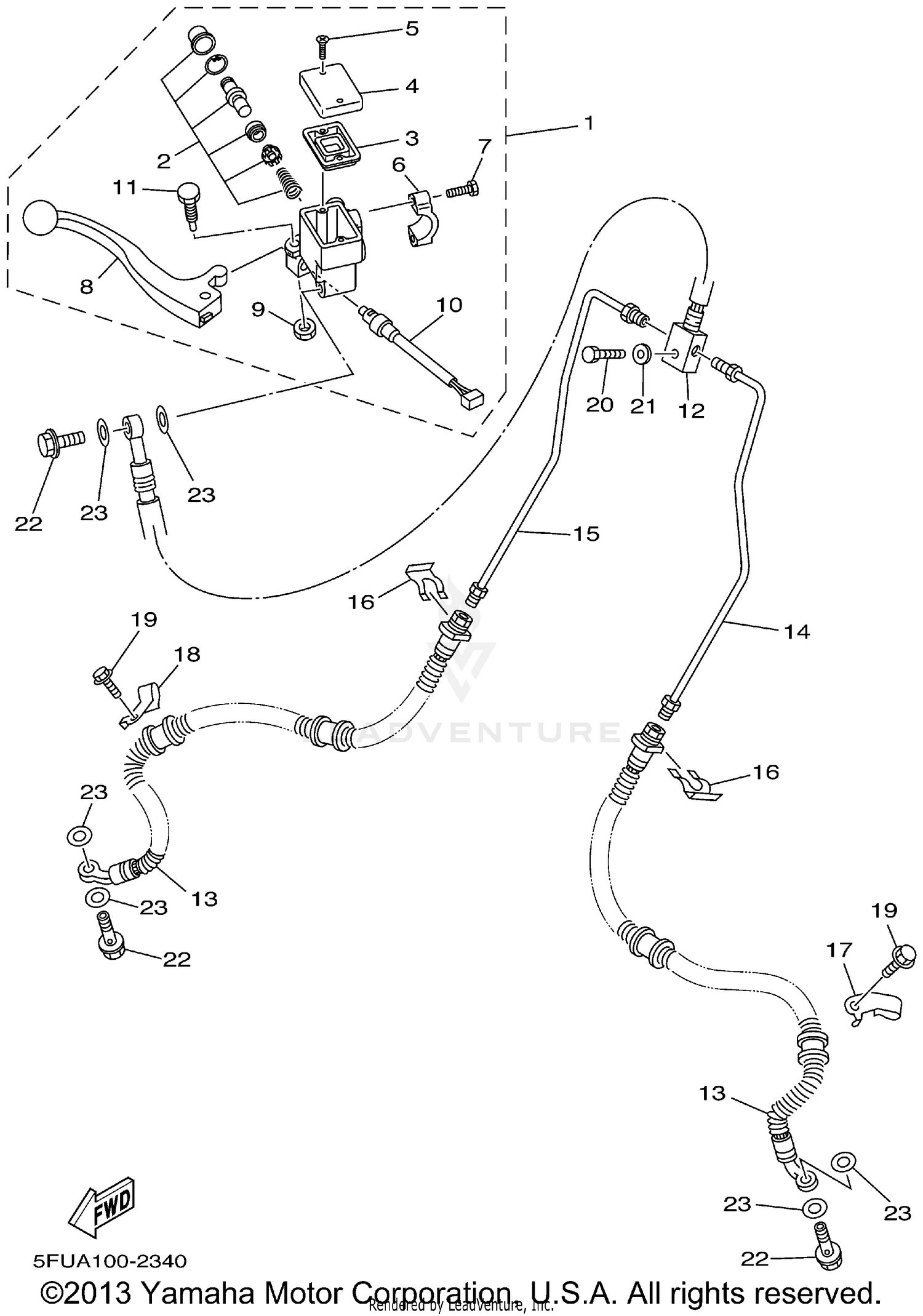 FRONT MASTER CYLINDER
