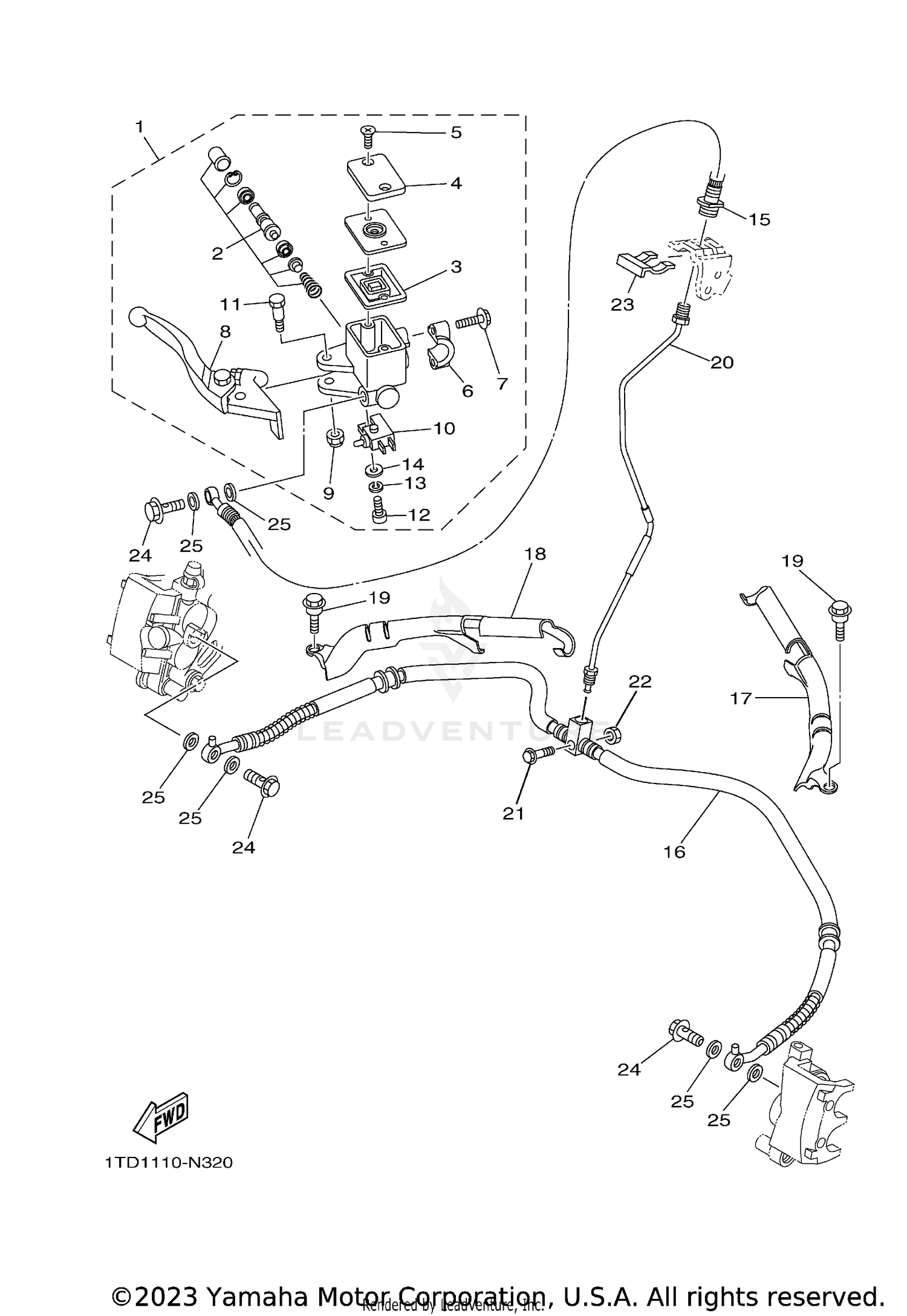 FRONT MASTER CYLINDER