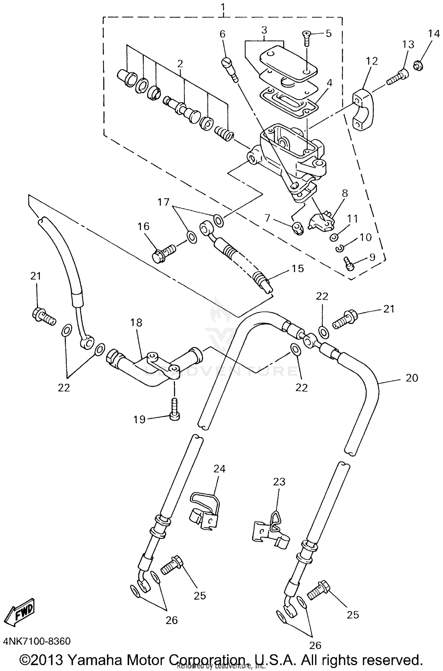 FRONT MASTER CYLINDER