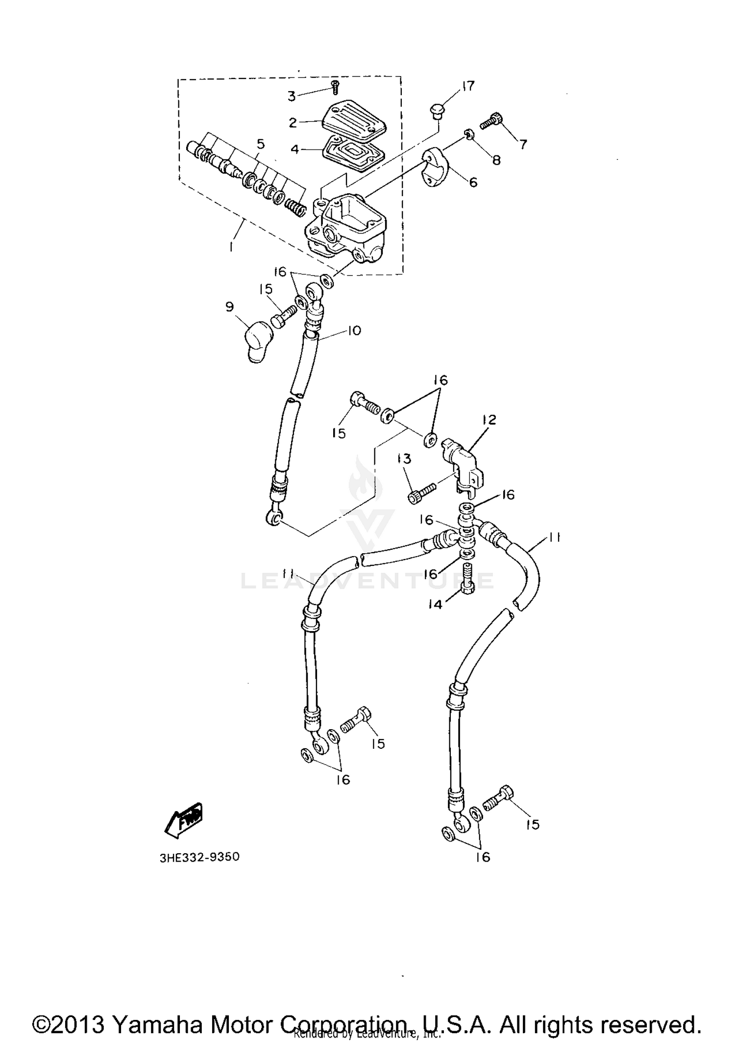 FRONT MASTER CYLINDER