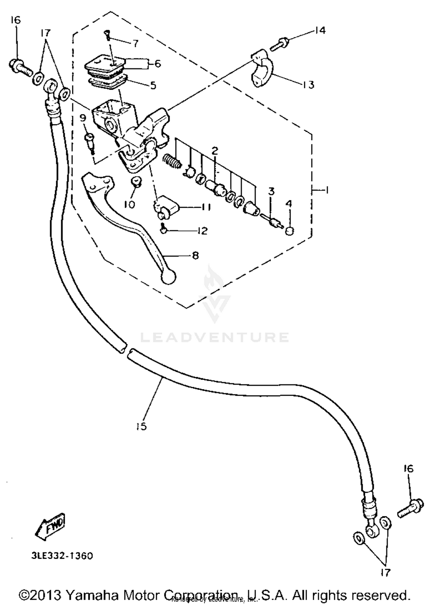 FRONT MASTER CYLINDER 2