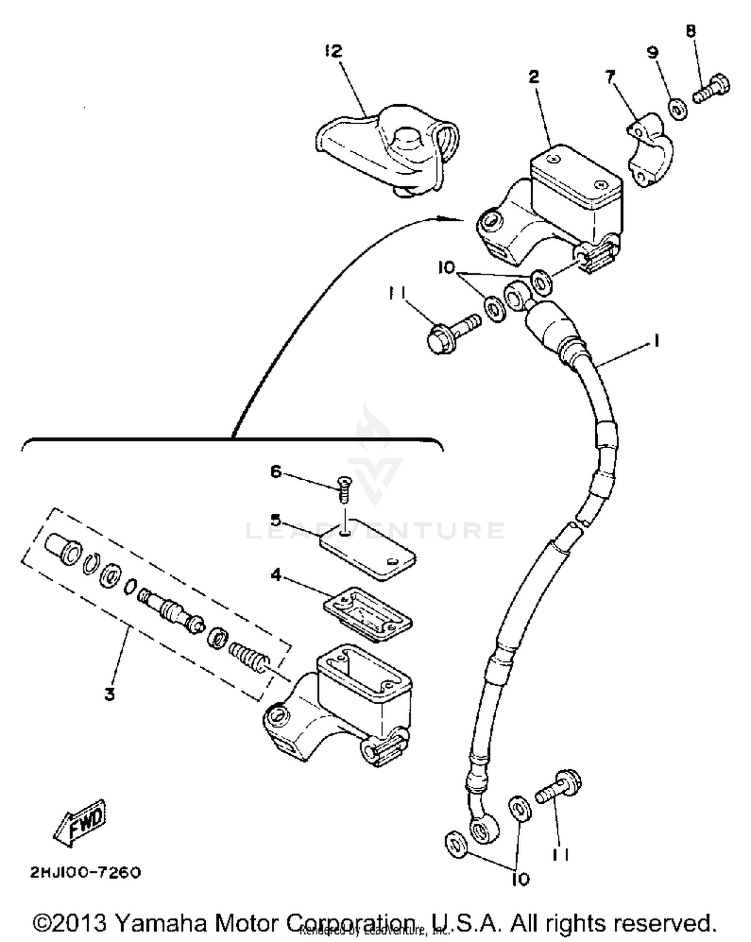 FRONT MASTER CYLINDER