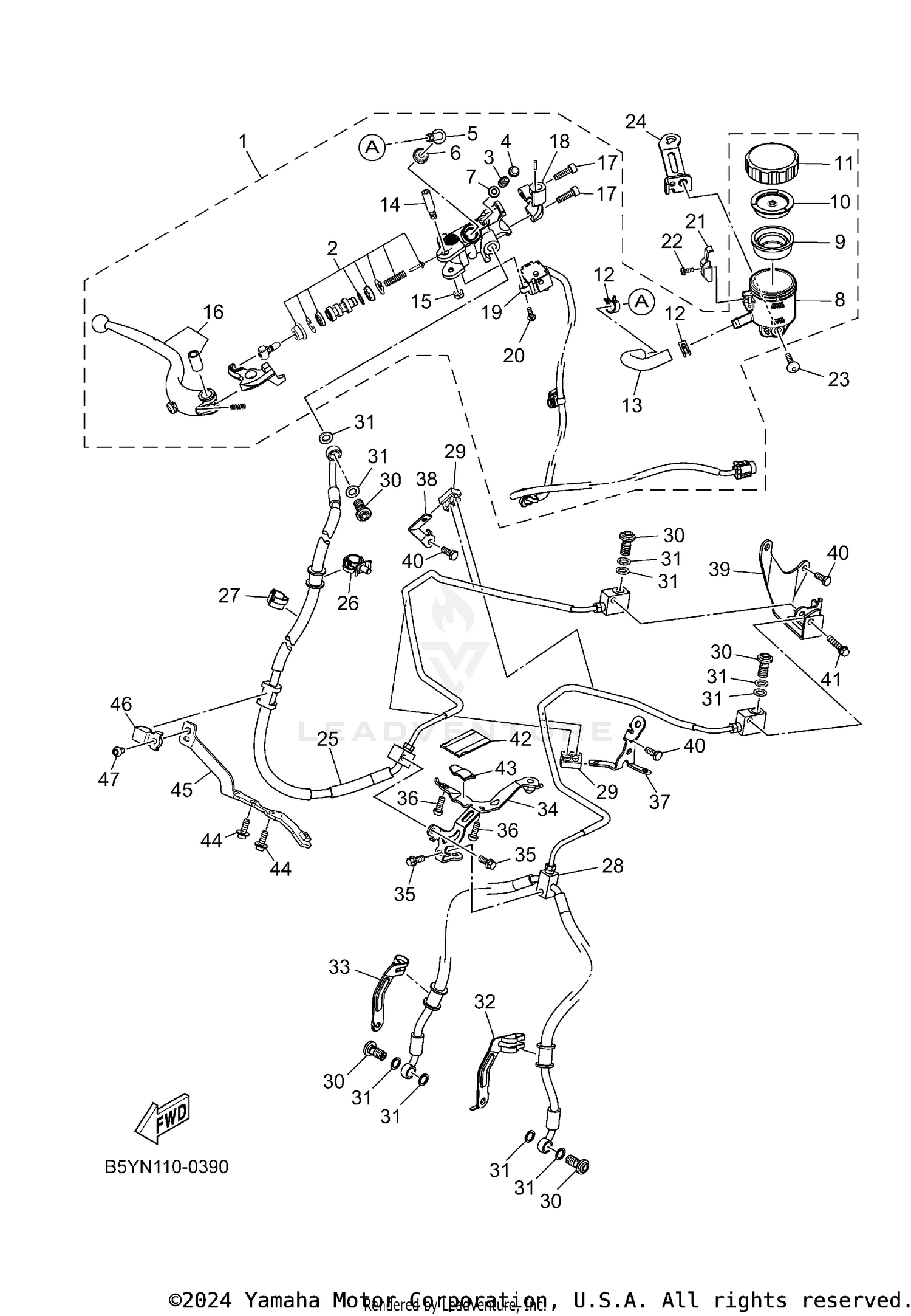 FRONT MASTER CYLINDER