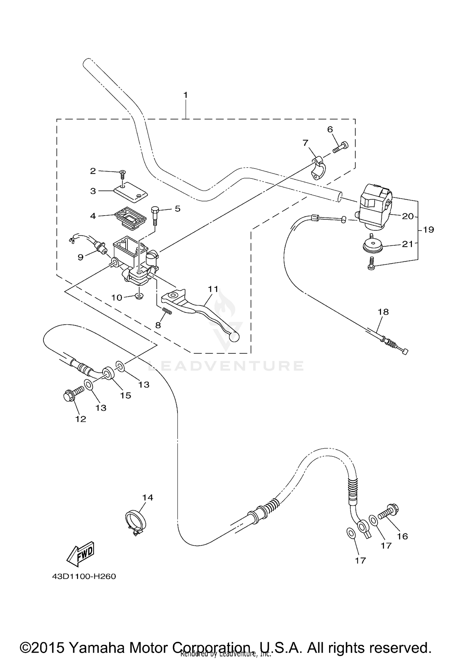 REAR MASTER CYLINDER