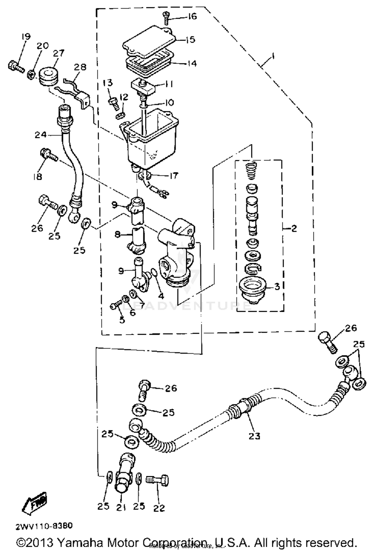 REAR MASTER CYLINDER