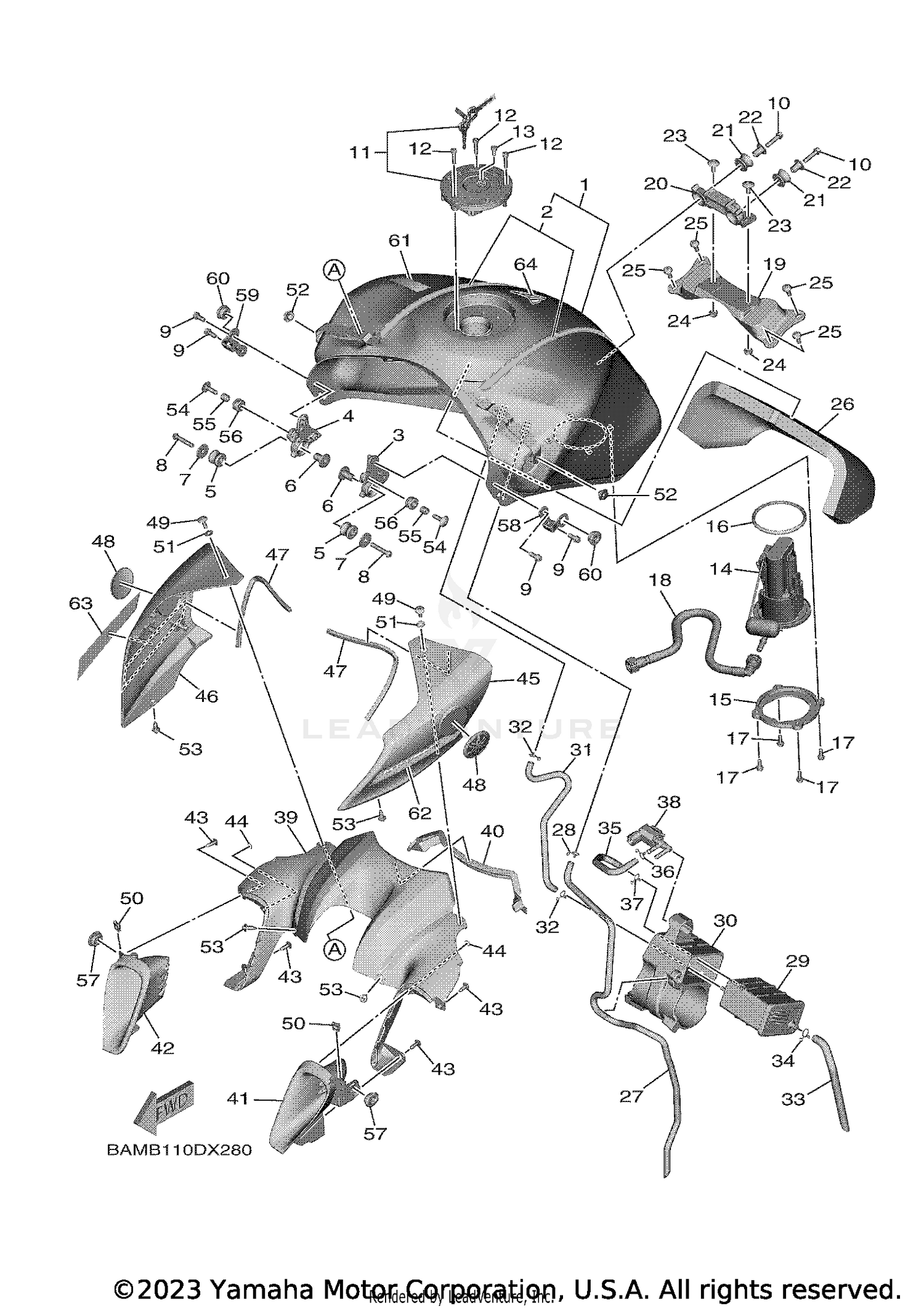 FUEL TANK 2 (FOR CAL)