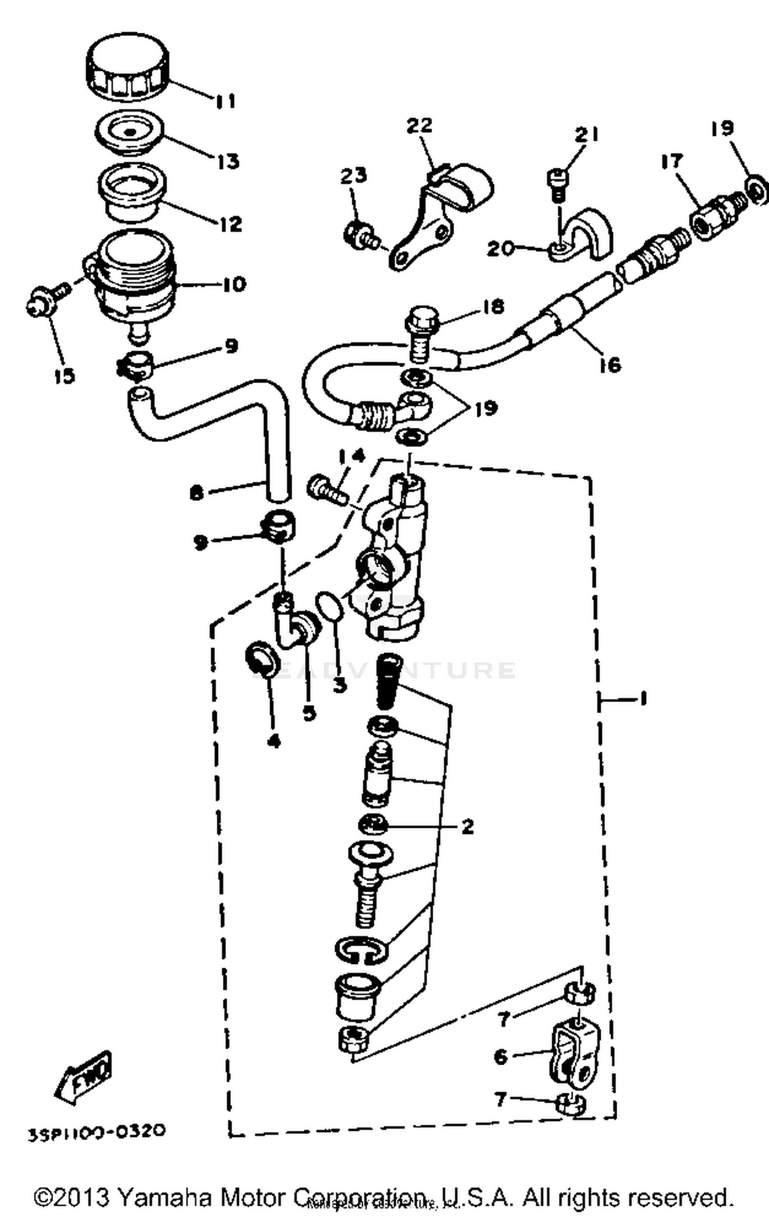 REAR MASTER CYLINDER