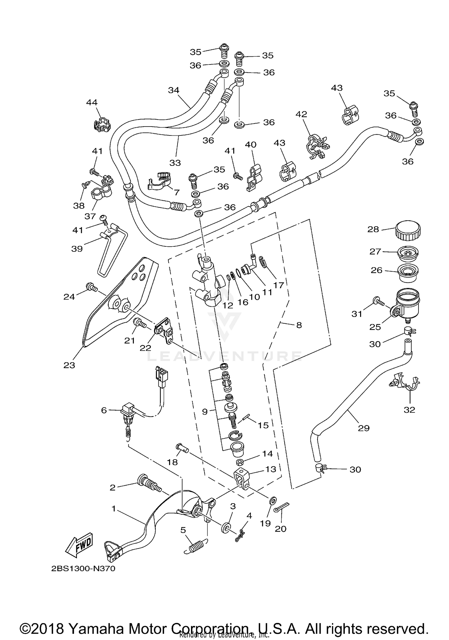 REAR MASTER CYLINDER