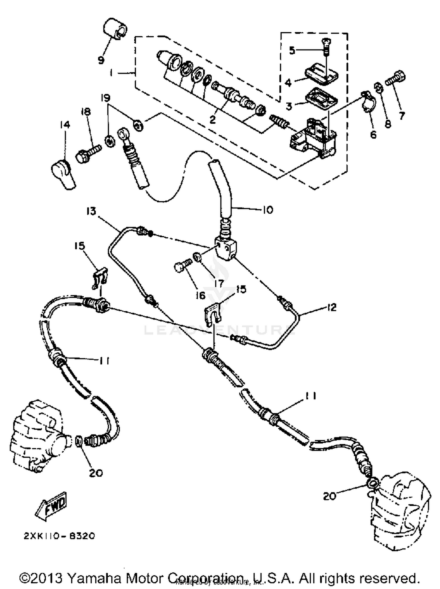 FRONT MASTER CYLINDER