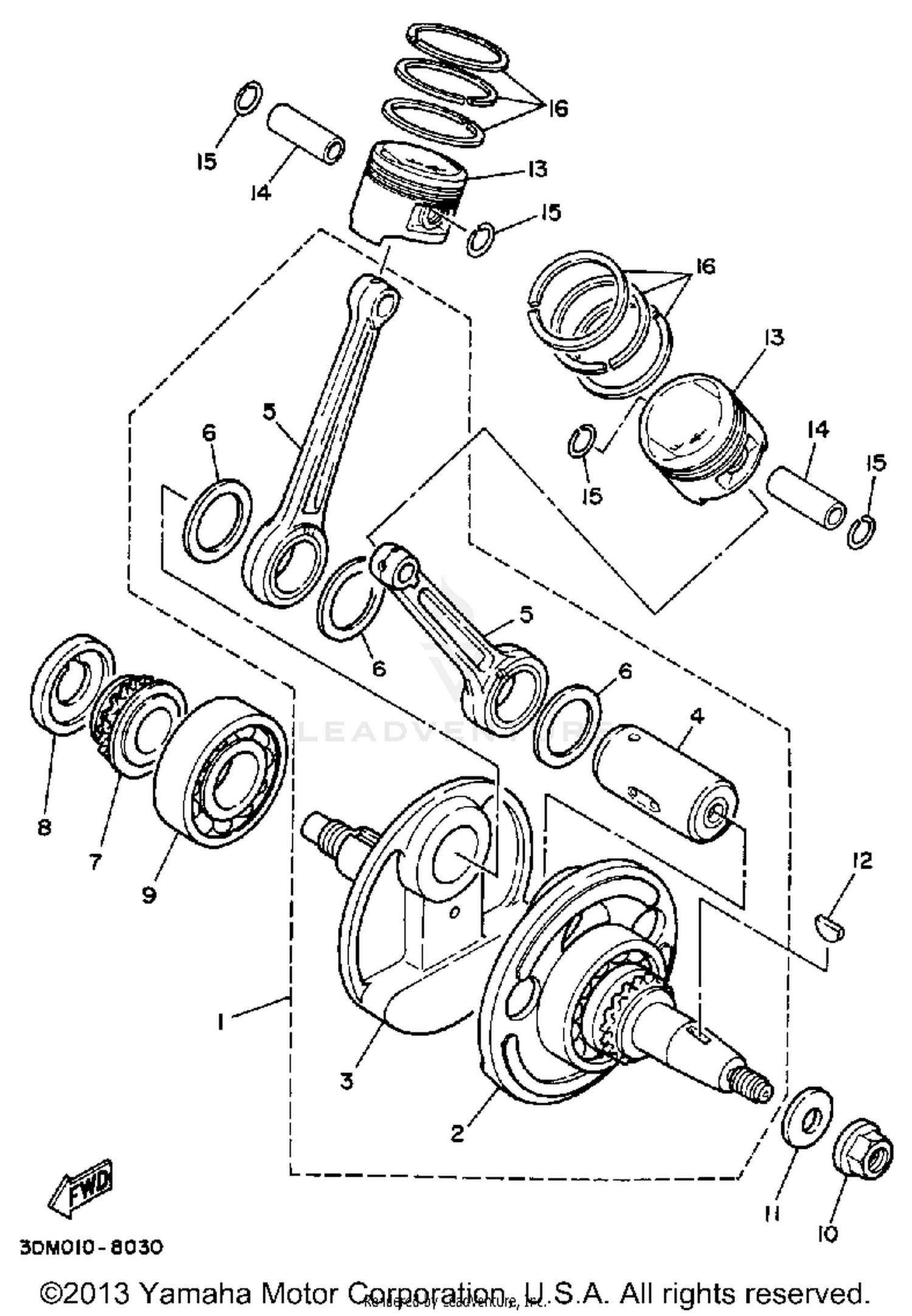 CRANKSHAFT PISTON