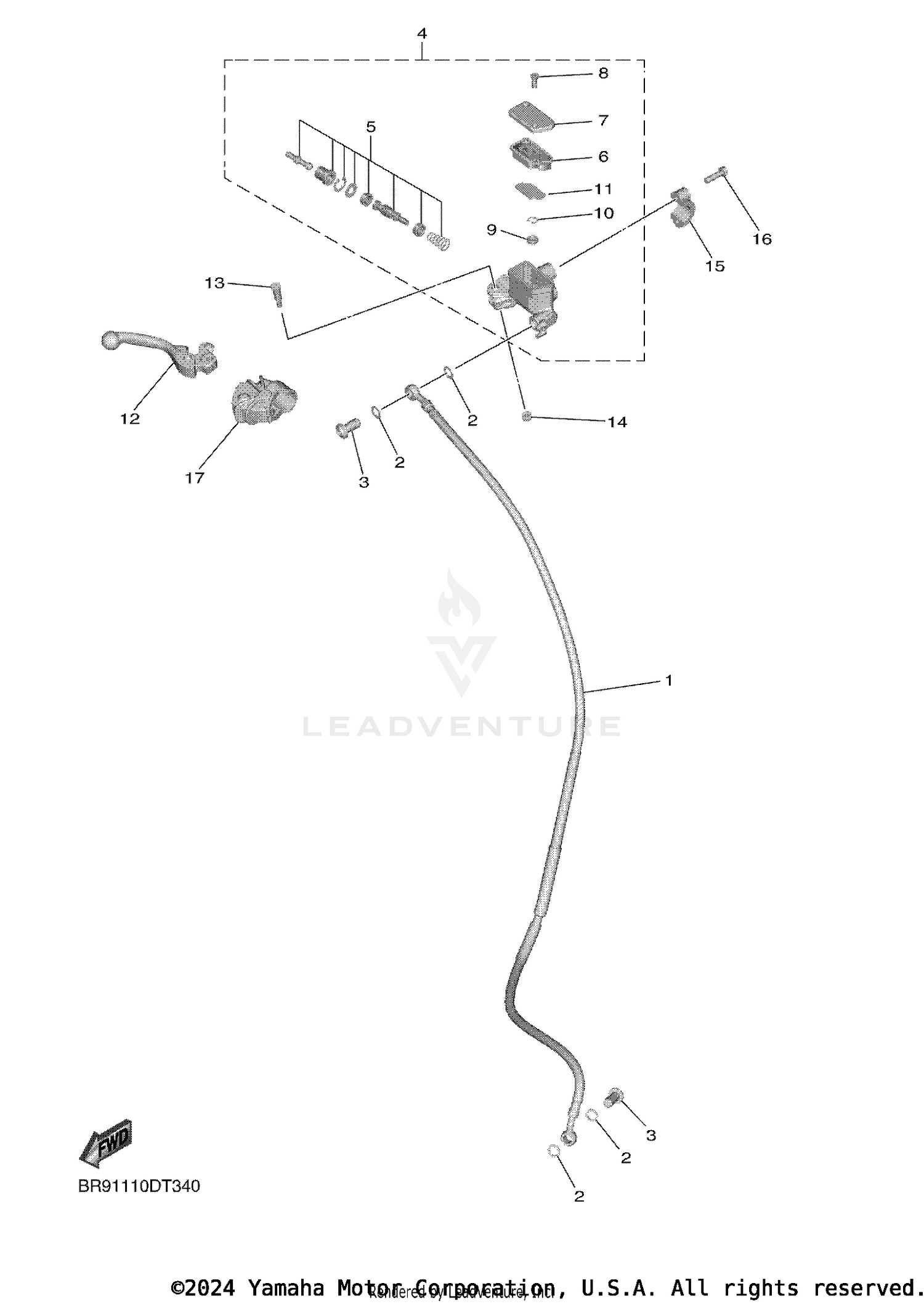 FRONT MASTER CYLINDER