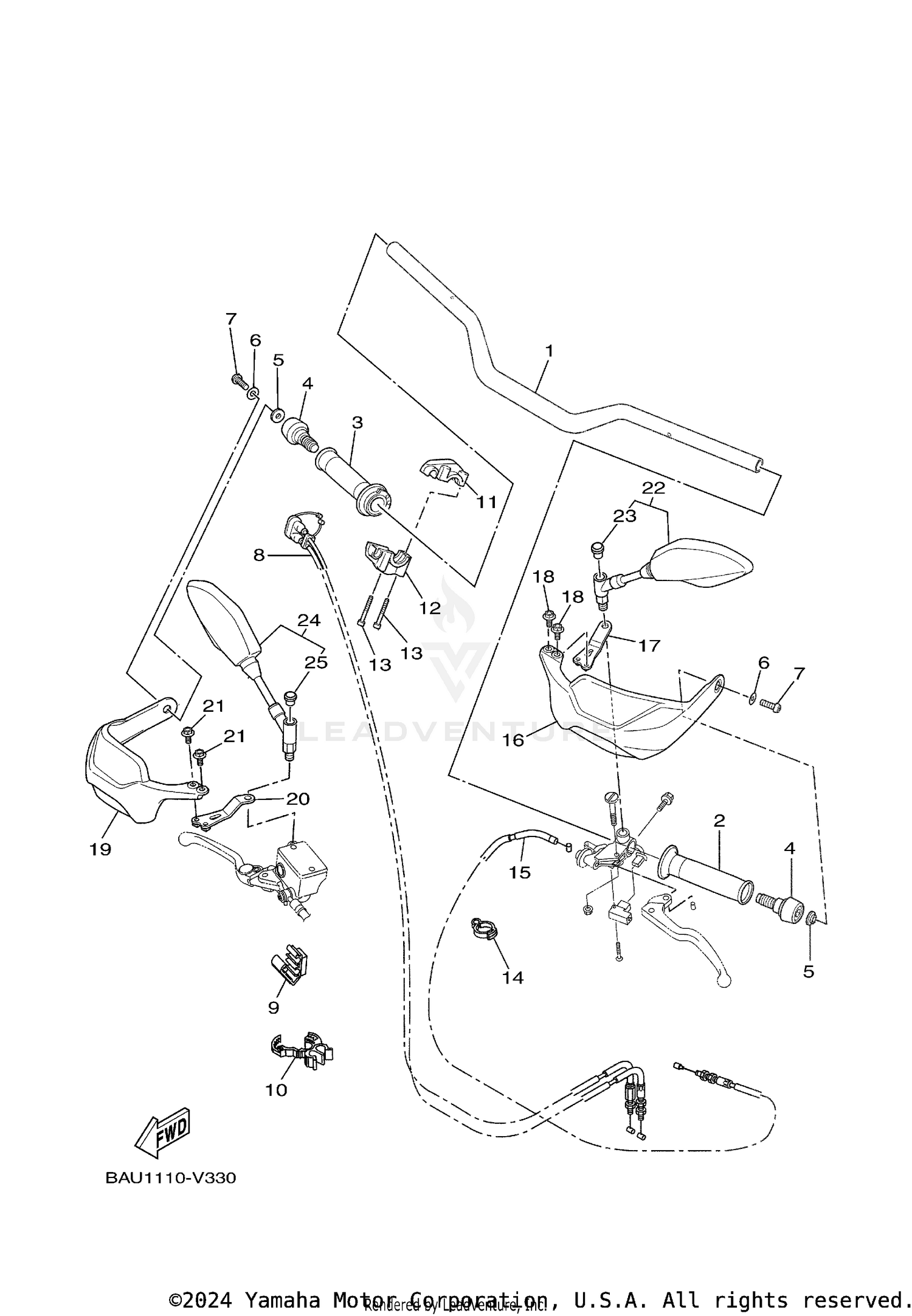 STEERING HANDLE & CABLE