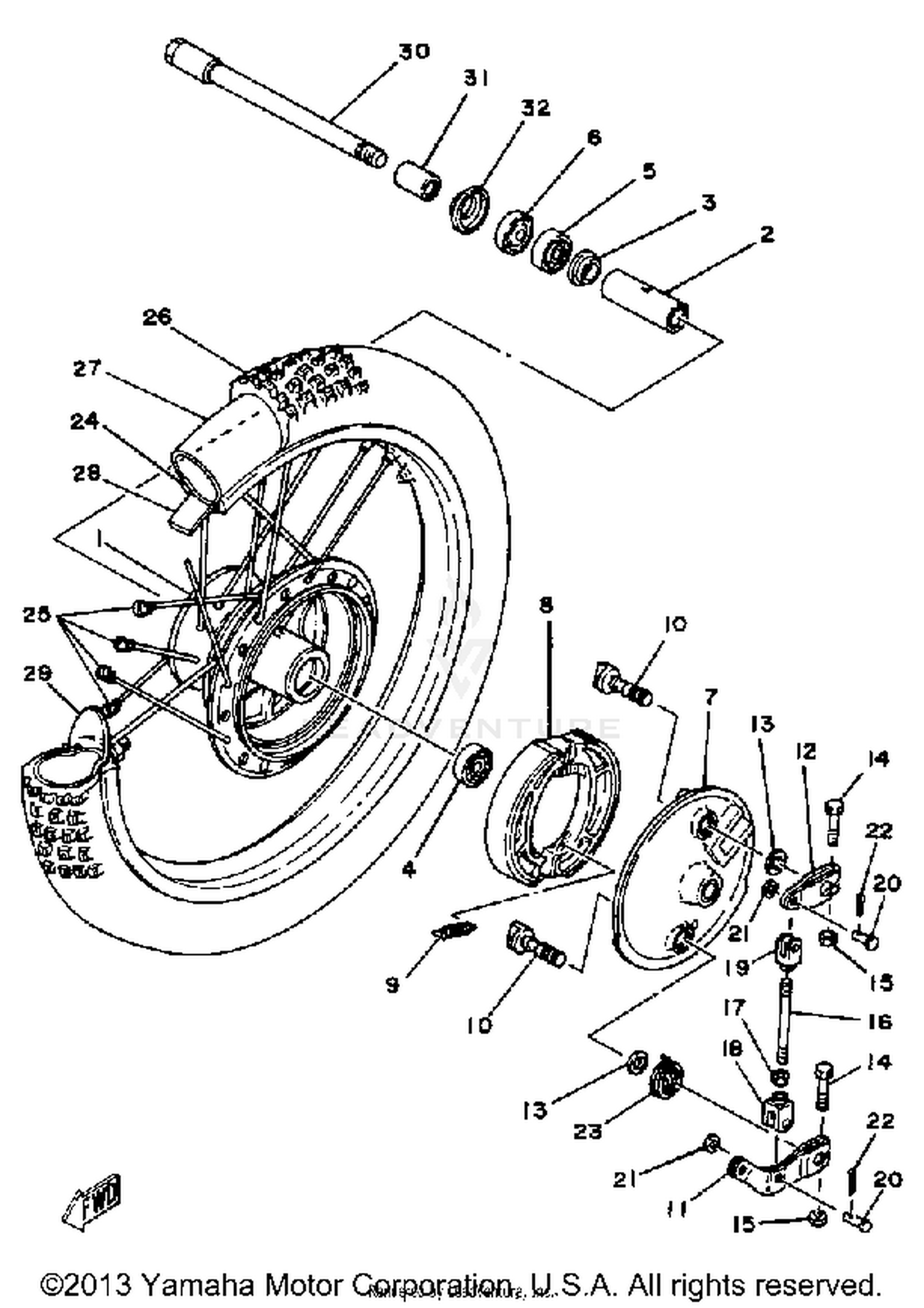 FRONT WHEEL