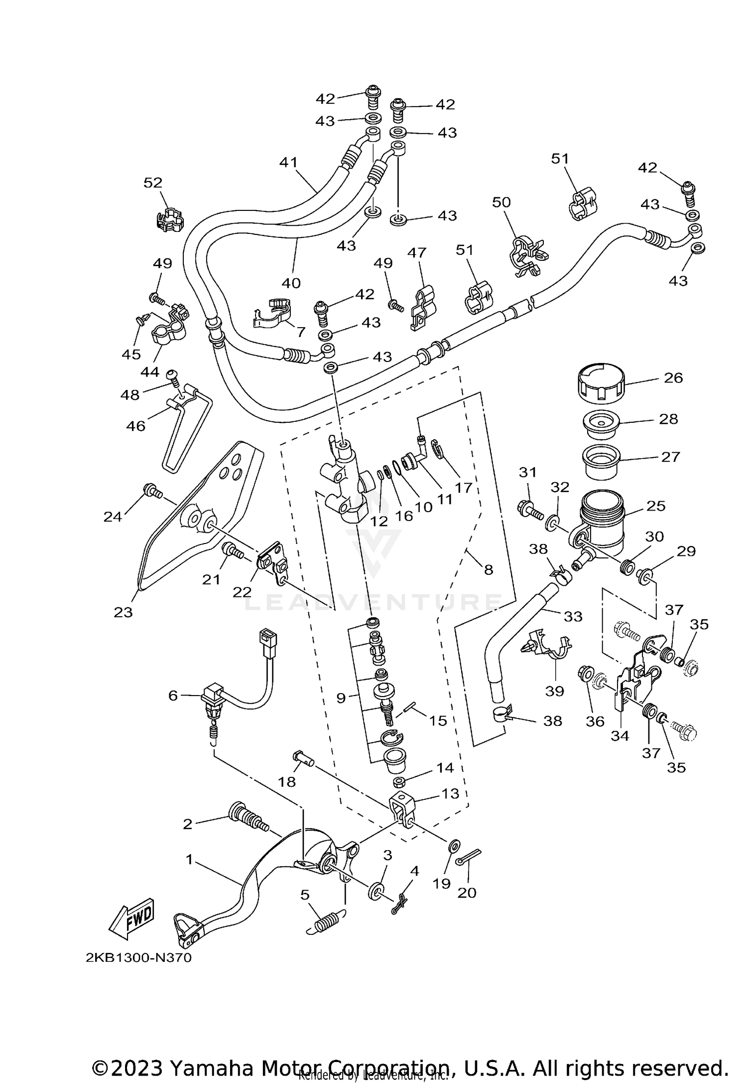 REAR MASTER CYLINDER