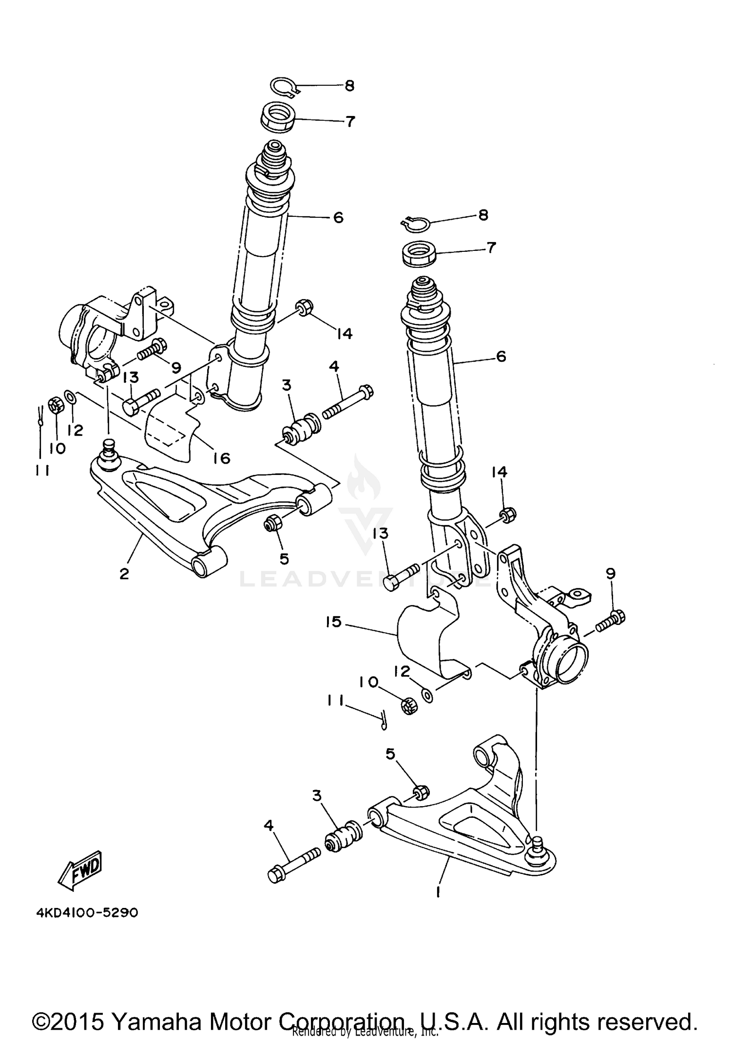 FRONT SUSPENSION WHEEL