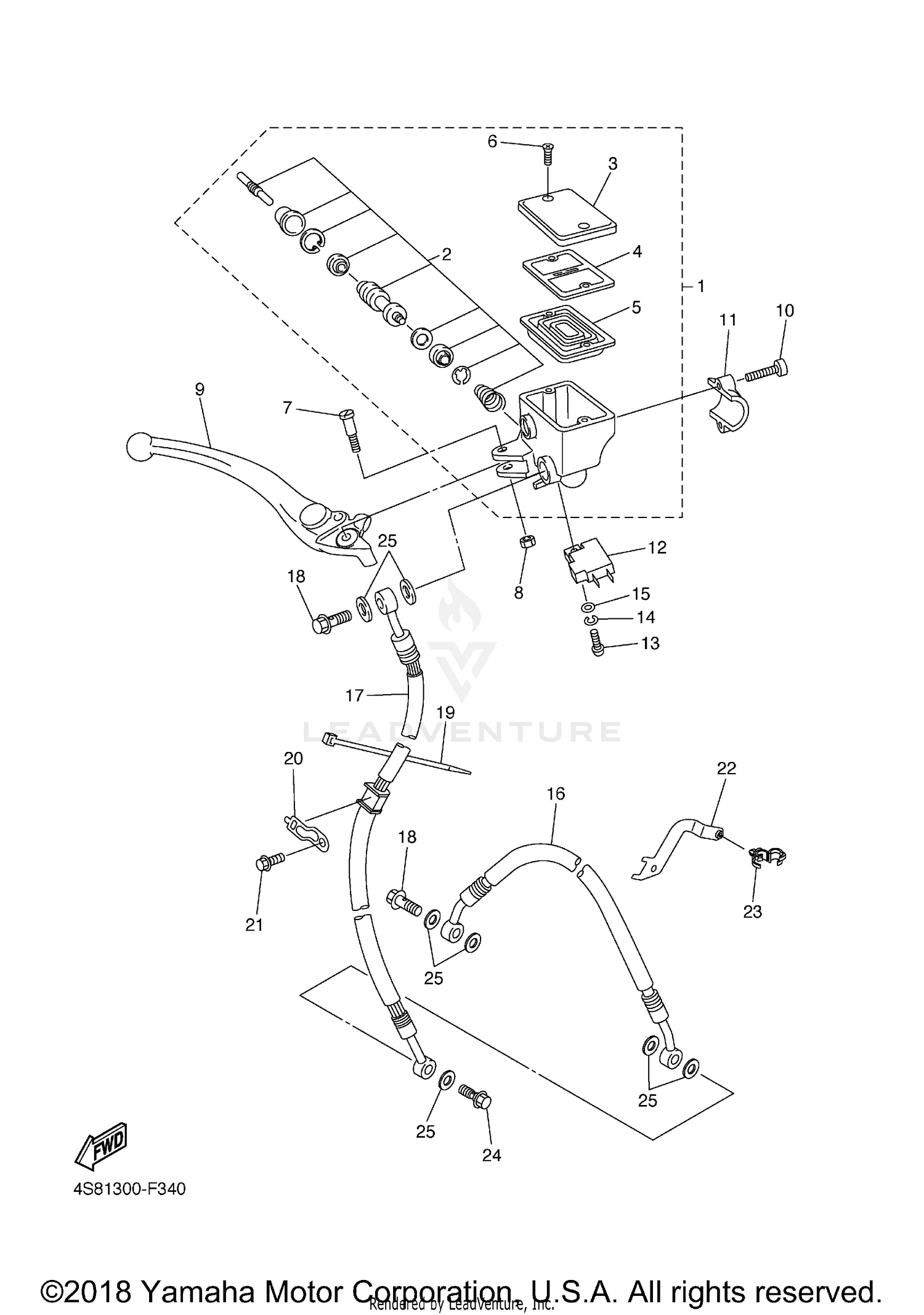 FRONT MASTER CYLINDER