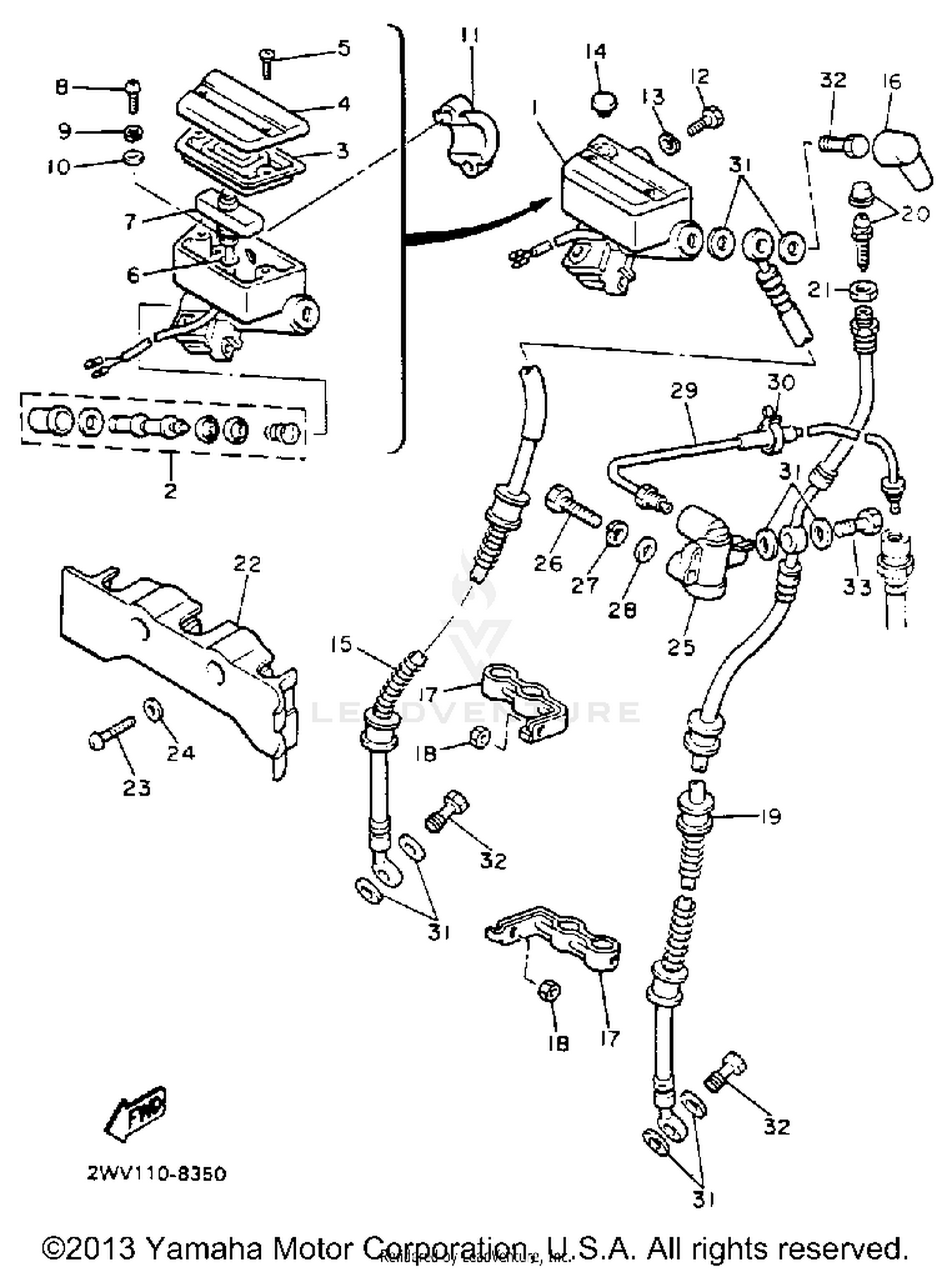 FRONT MASTER CYLINDER 1
