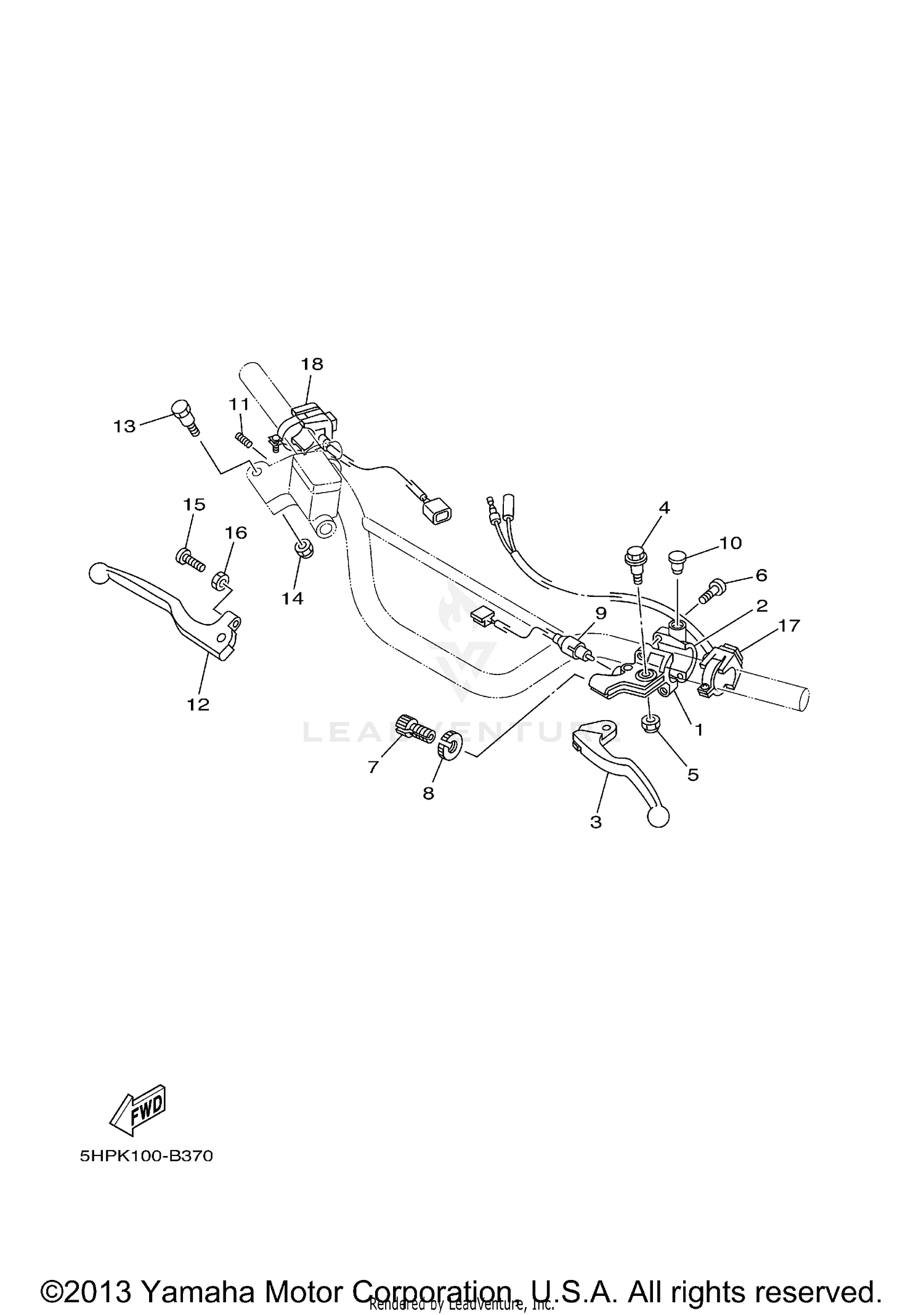 HANDLE SWITCH LEVER LES