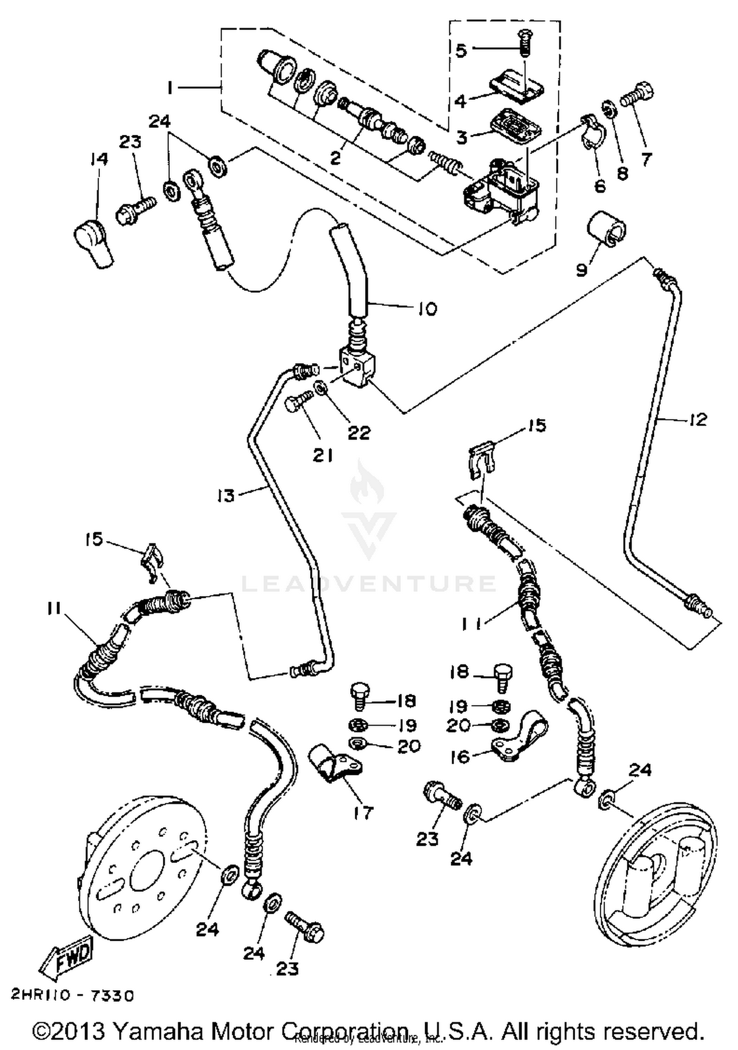 FRONT MASTER CYLINDER