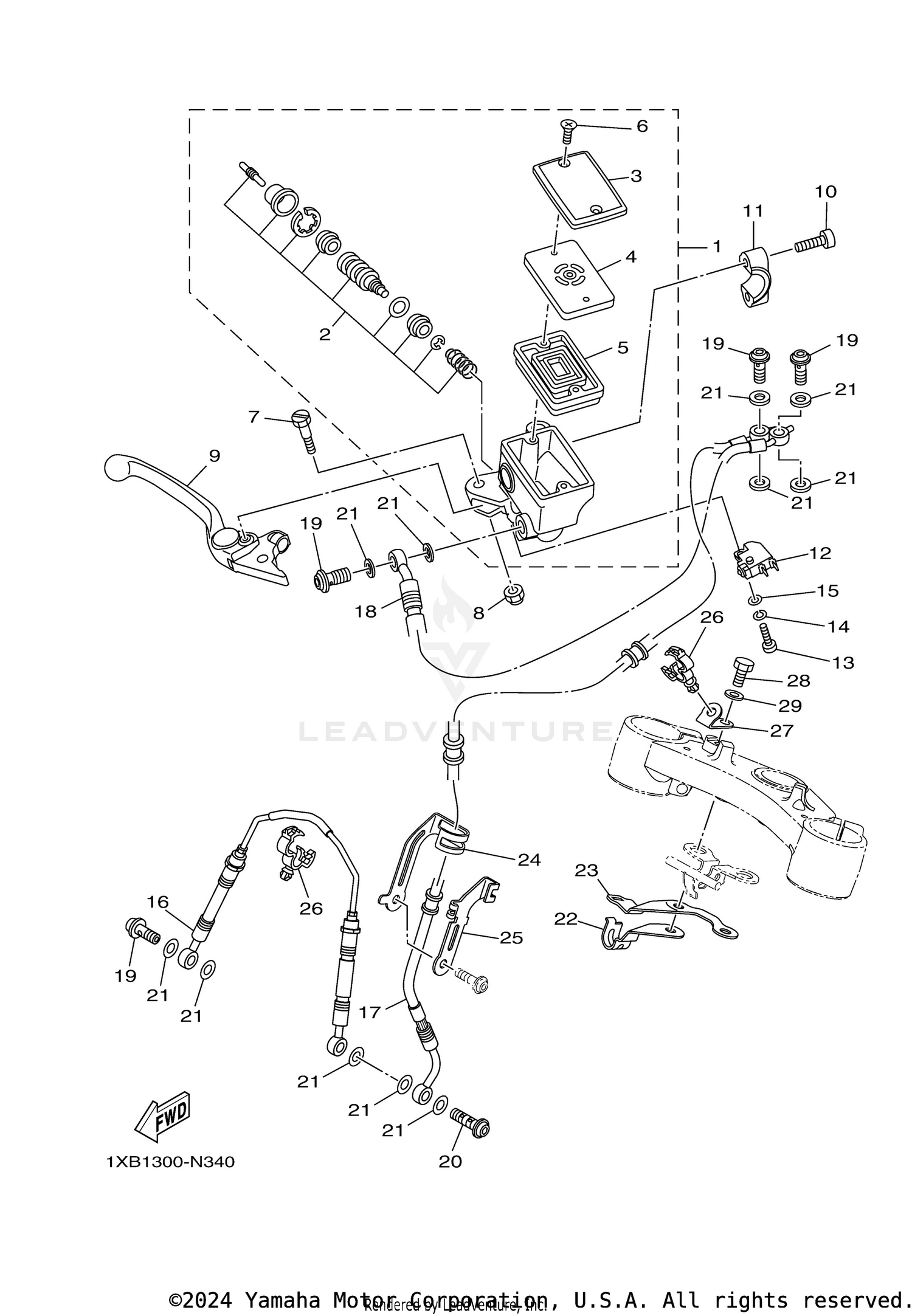FRONT MASTER CYLINDER